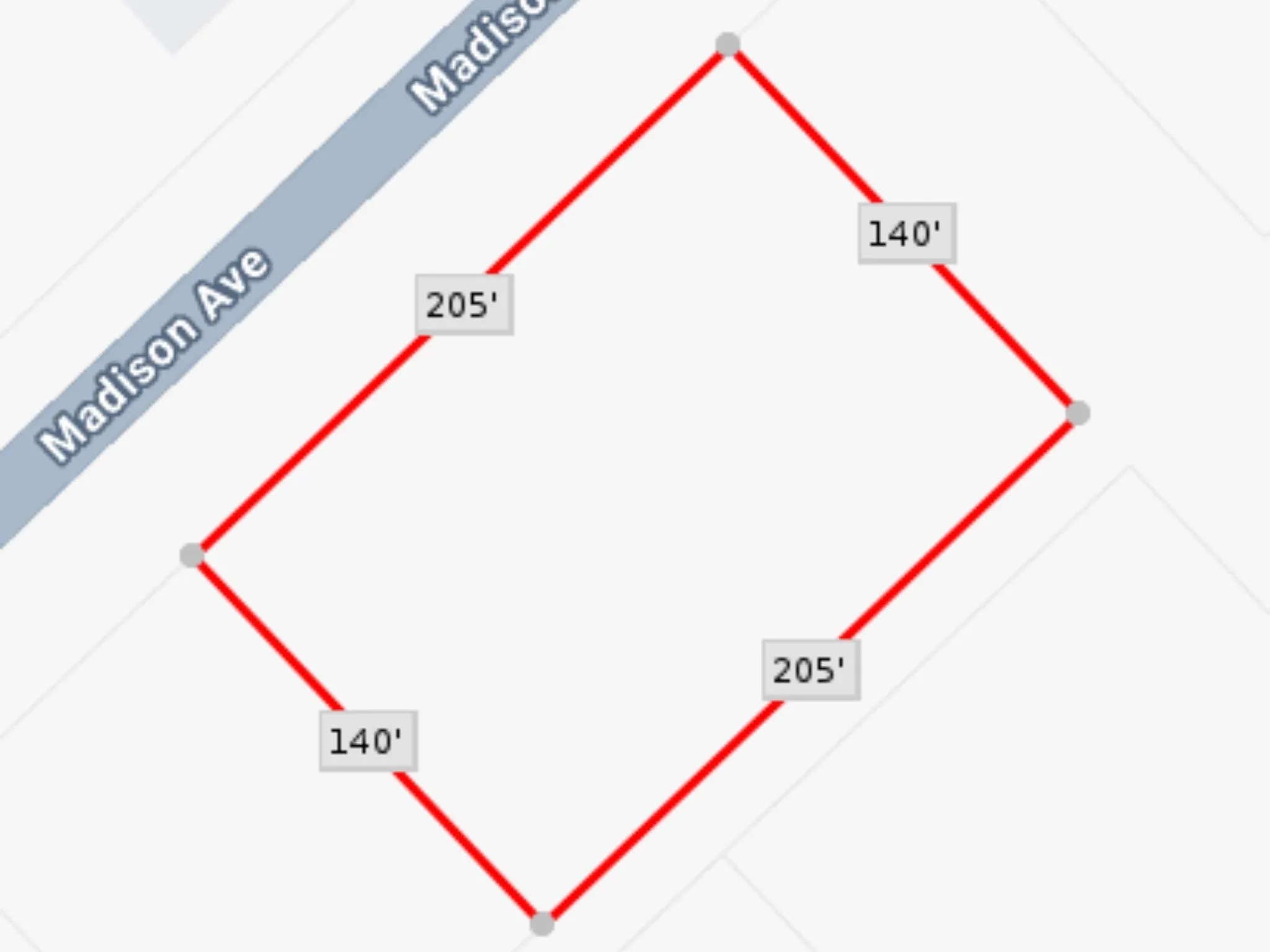 Map / location of property area