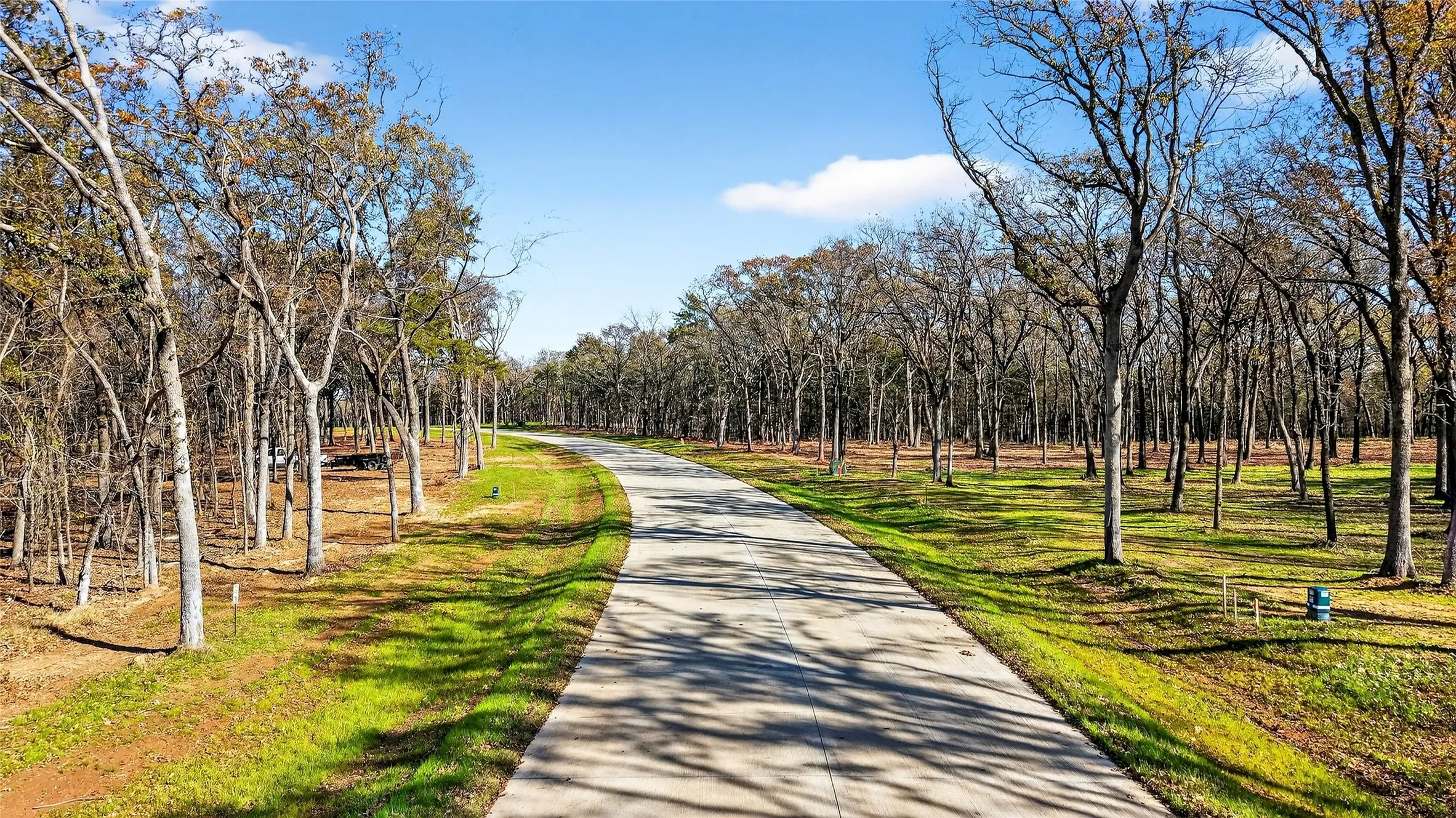 Concrete Roads throughout neighborhood.