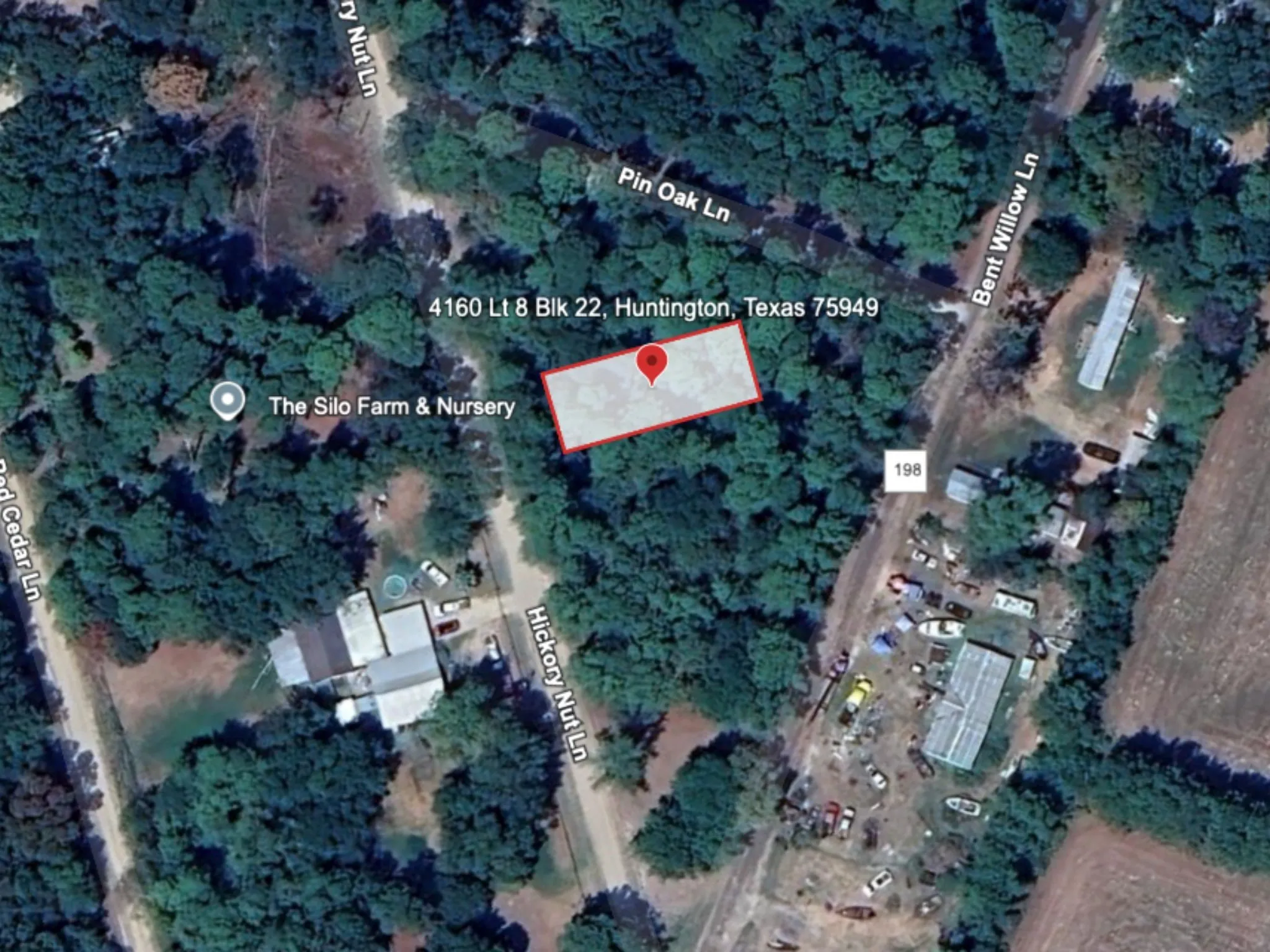 Aerial overview of property's location