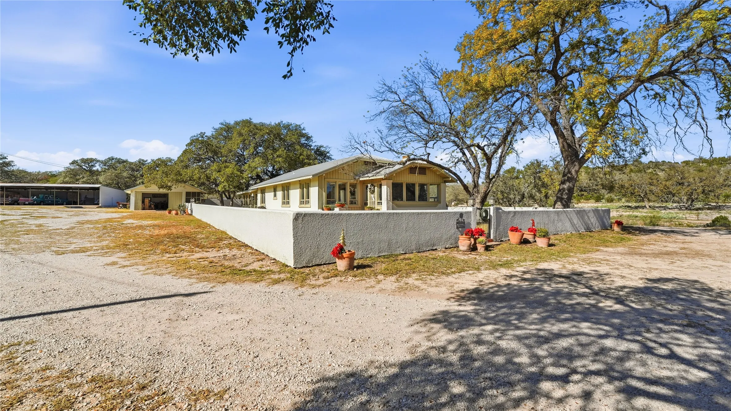 MAIN HOUSE WITH YARD FENCE