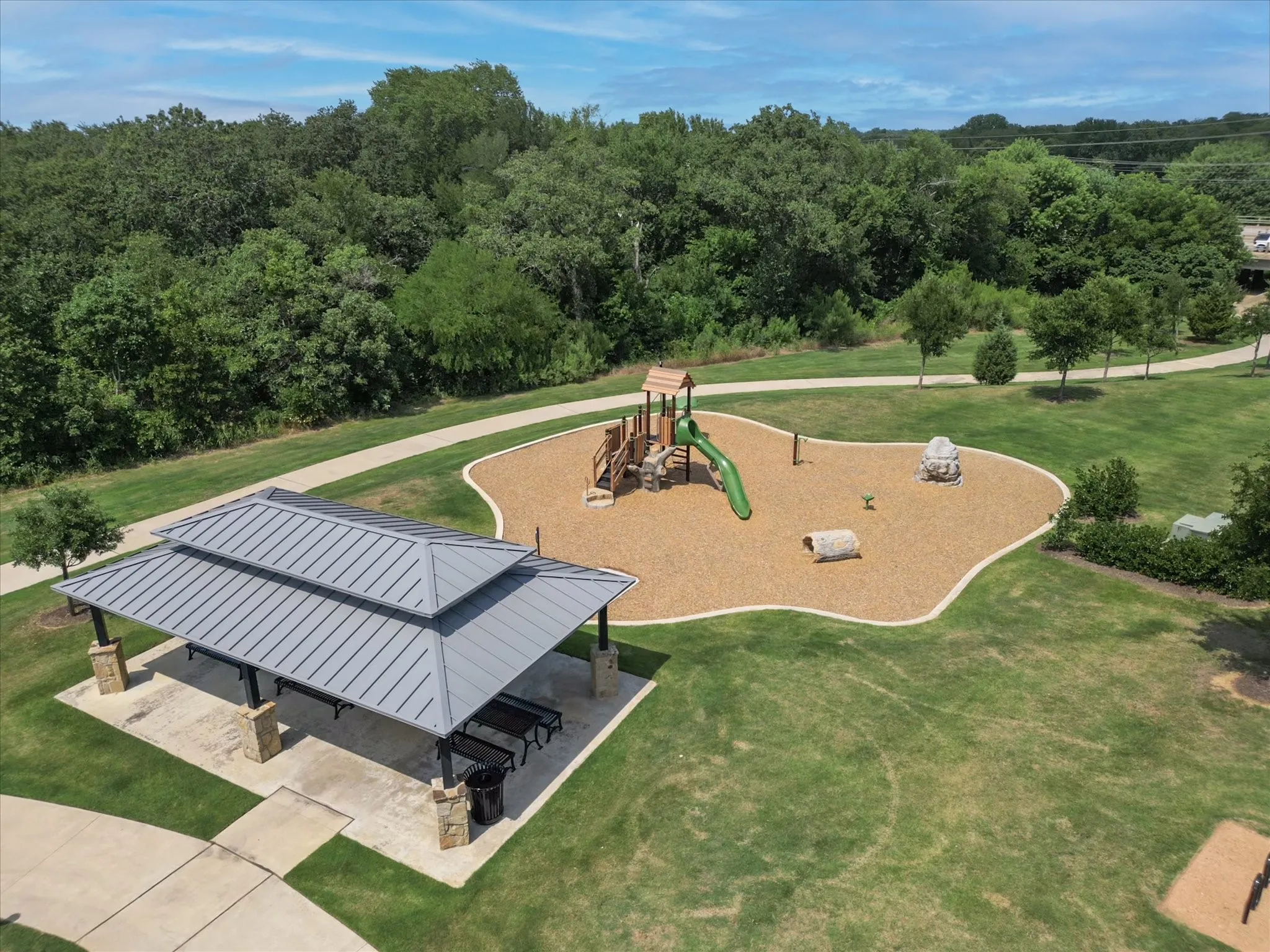 nearby playground