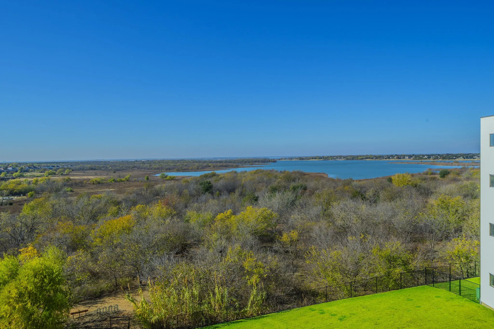Water view from Living Room,Primary Bedroom, and Roof Deck