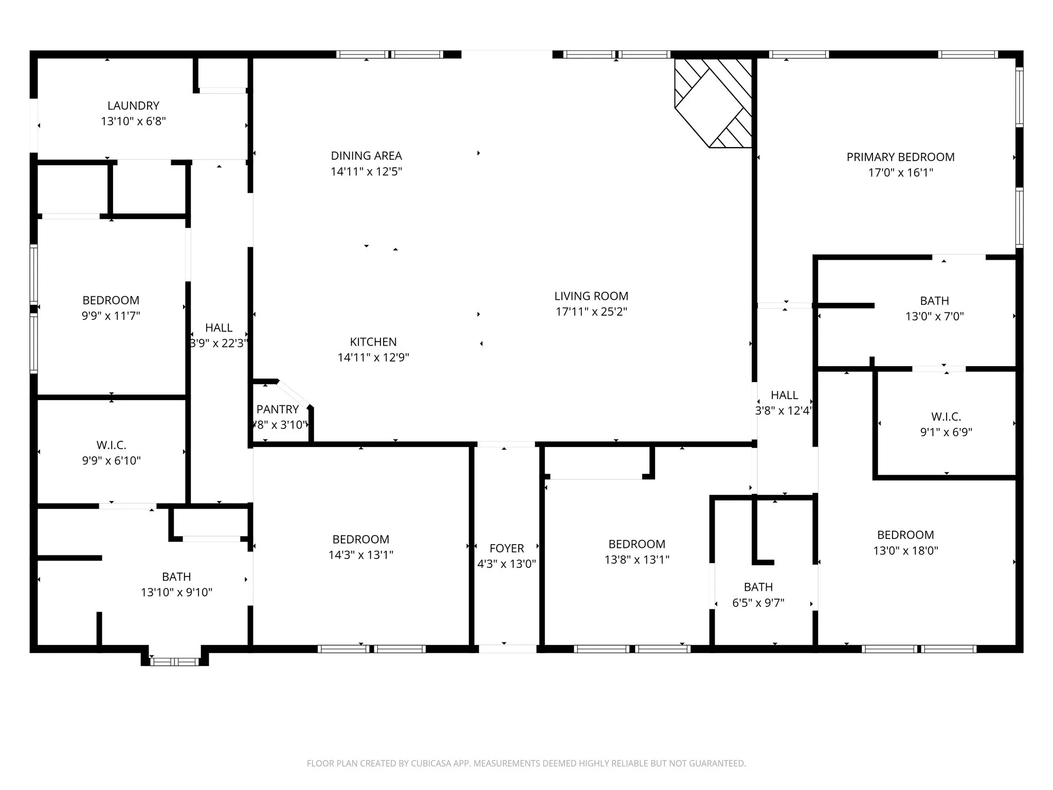 2 Primary bed/bath! plus 3 more bedrooms or 2 bedrooms and an office.
