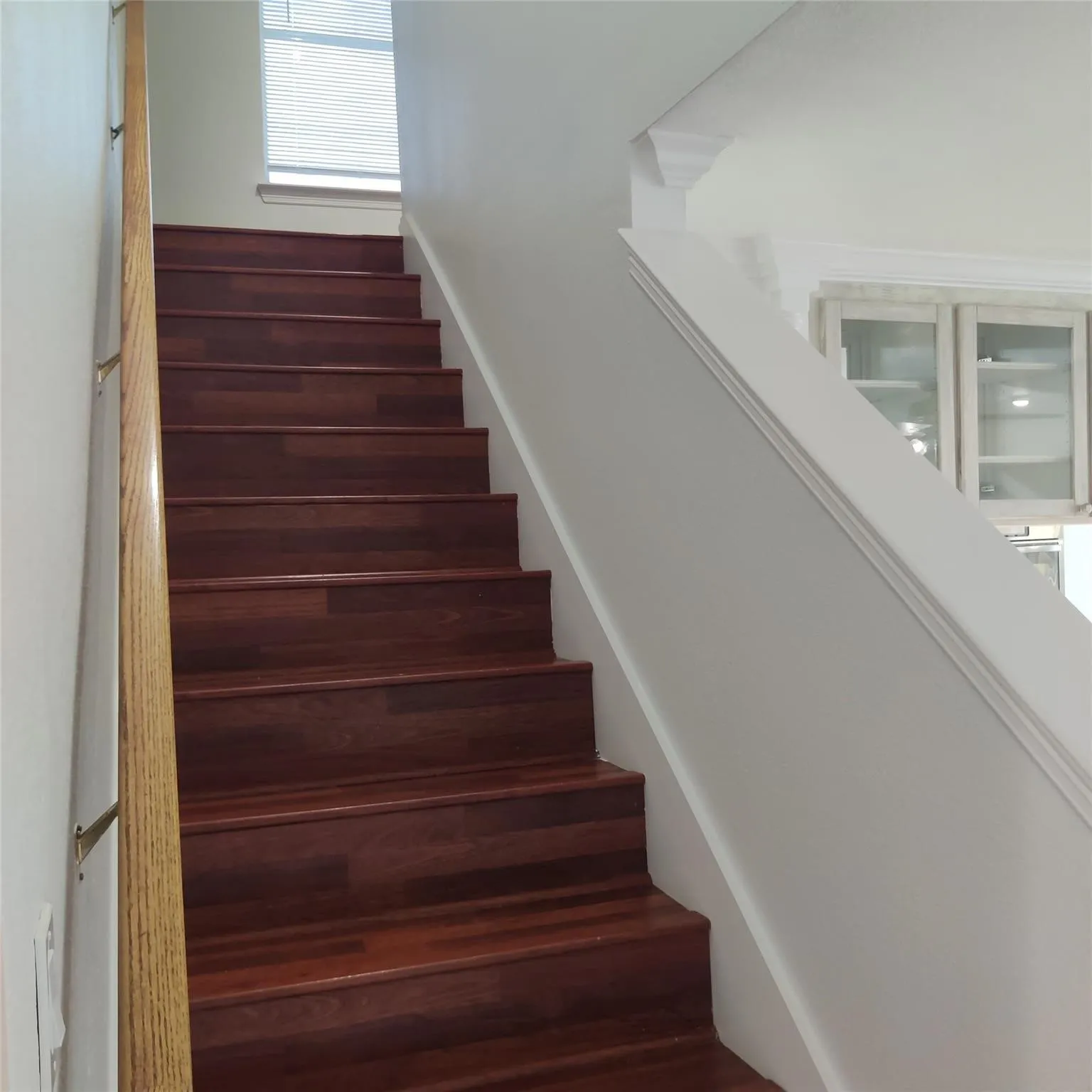 Stairs with plenty of natural light