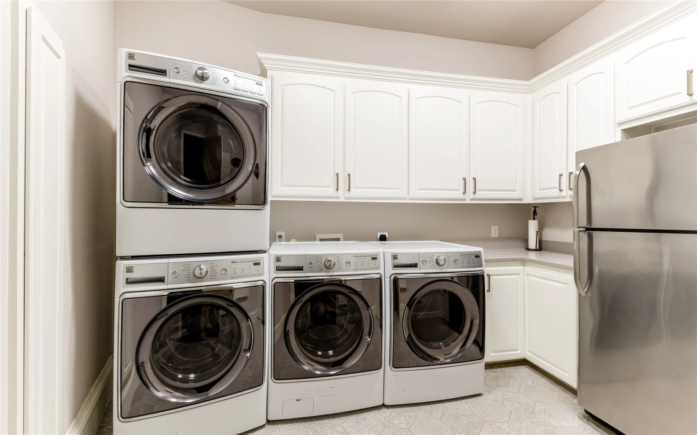 Main laundry room located on the first level