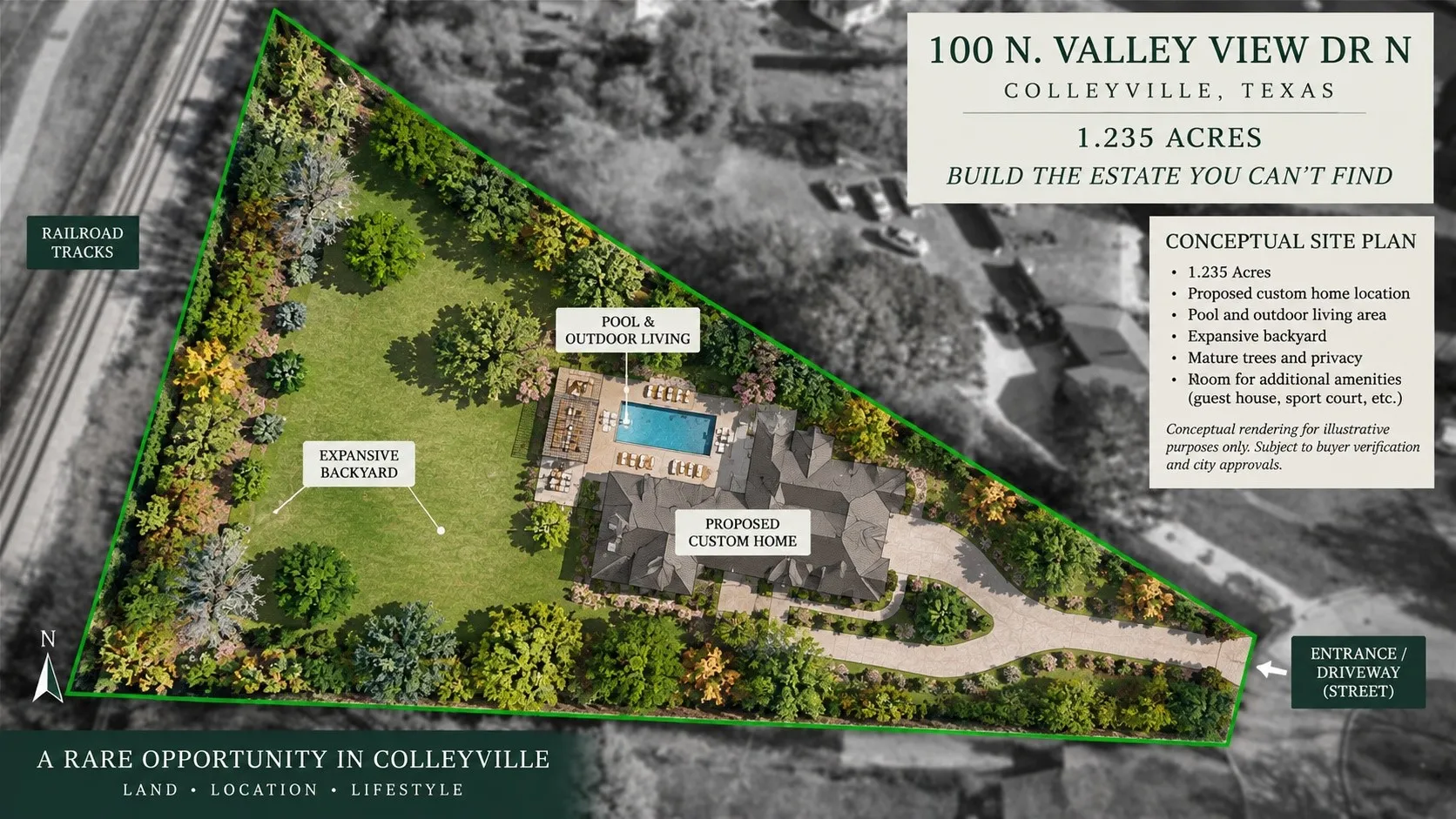Improved Land For Sale in Tarrant County , 100 Valley View Drive N, Colleyville, Texas 76034, 0, 0, Garage spaces, 0 Sqft, built in 1973, mls#21137036, Real Estate Agent in Colleyville, Homes For Sale in Tarrant county, Homes For Sale in Colleyville, Realtor in Colleyville Texas, Real Estate Brokerage Independent Realty Texas, Luminita Cordes Realtor