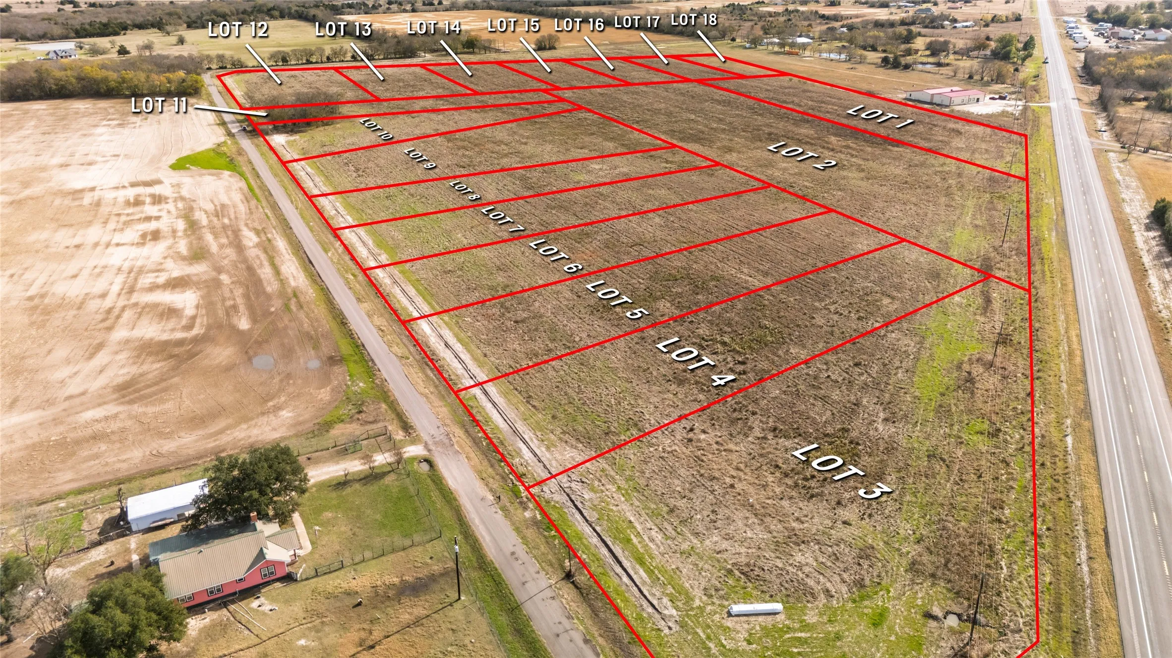 View of property location featuring property boundaries highlighted