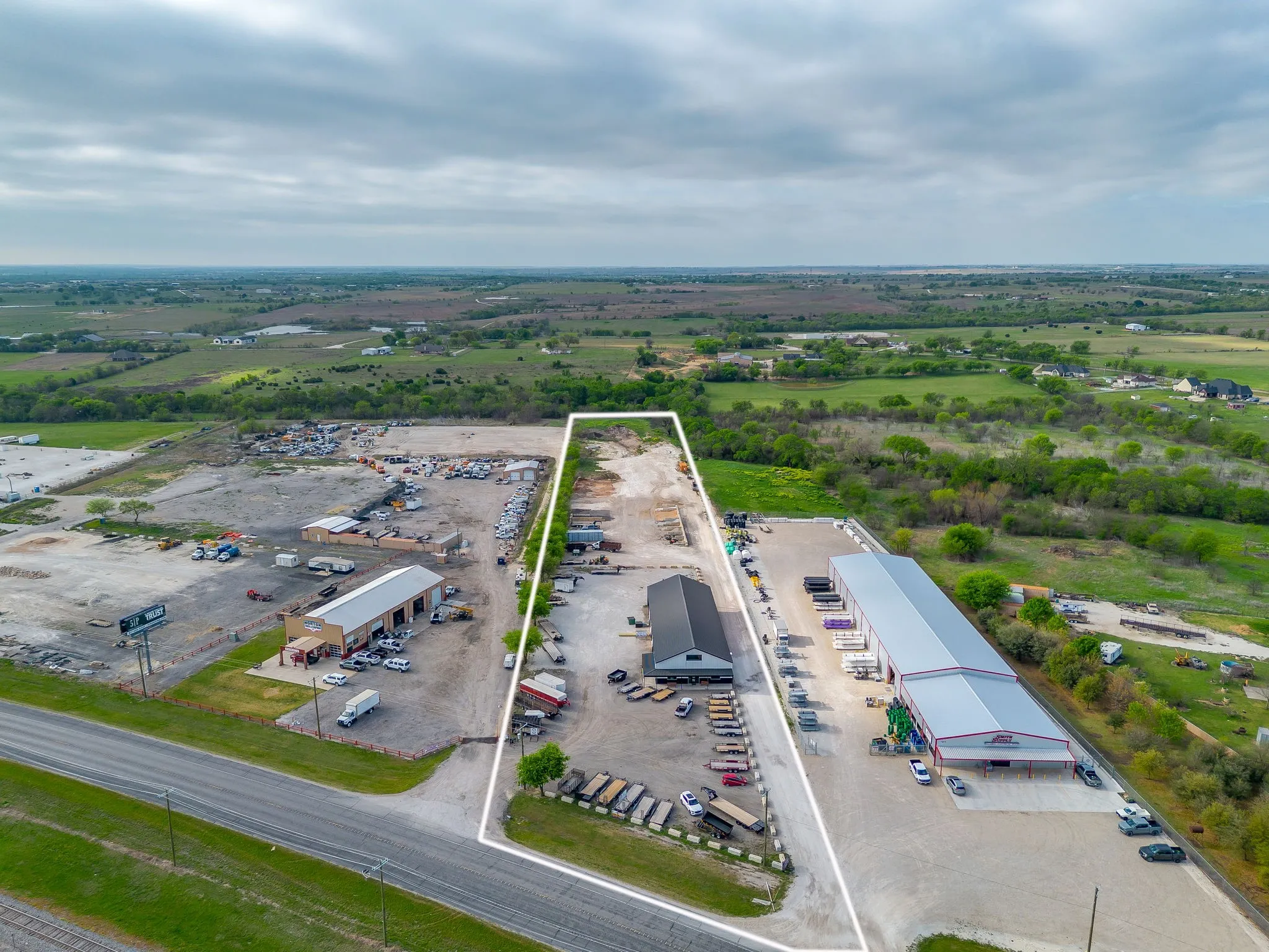 Industrial For Sale in Johnson County , 7209 N Highway 171, Godley, Texas 76044, 0, 0, Garage spaces, 0 Sqft, built in 2021, Preowned, Price $1,285,000, mls#21139391, Real Estate Agent in Godley, Homes For Sale in Johnson county, Homes For Sale in Godley, Realtor in Godley Texas, Real Estate Brokerage Independent Realty Texas, Luminita Cordes Realtor
