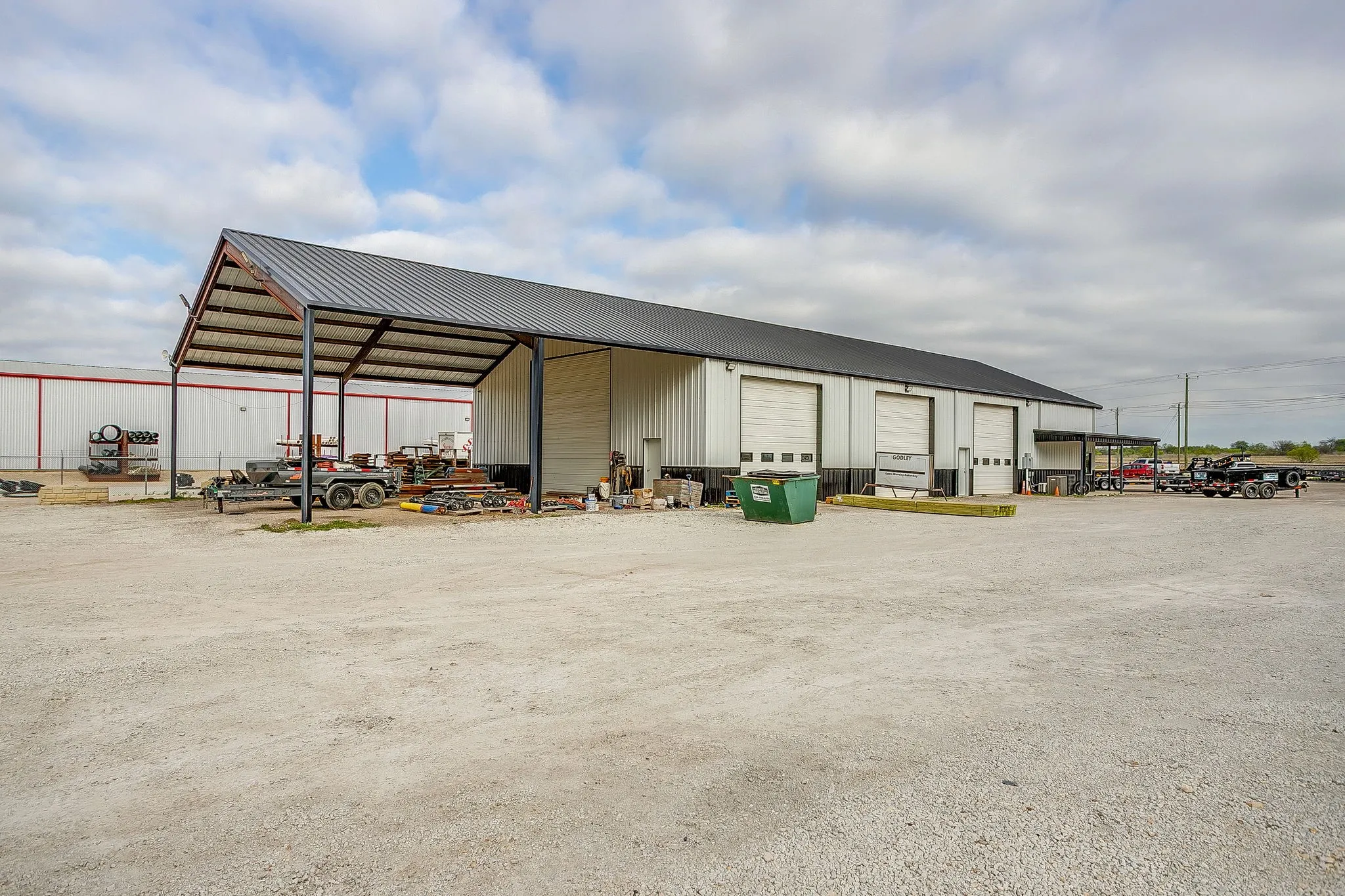 Industrial For Sale in Johnson County , 7209 N Highway 171, Godley, Texas 76044, 0, 0, Garage spaces, 0 Sqft, built in 2021, Preowned, Price $1,285,000, mls#21139391, Real Estate Agent in Godley, Homes For Sale in Johnson county, Homes For Sale in Godley, Realtor in Godley Texas, Real Estate Brokerage Independent Realty Texas, Luminita Cordes Realtor