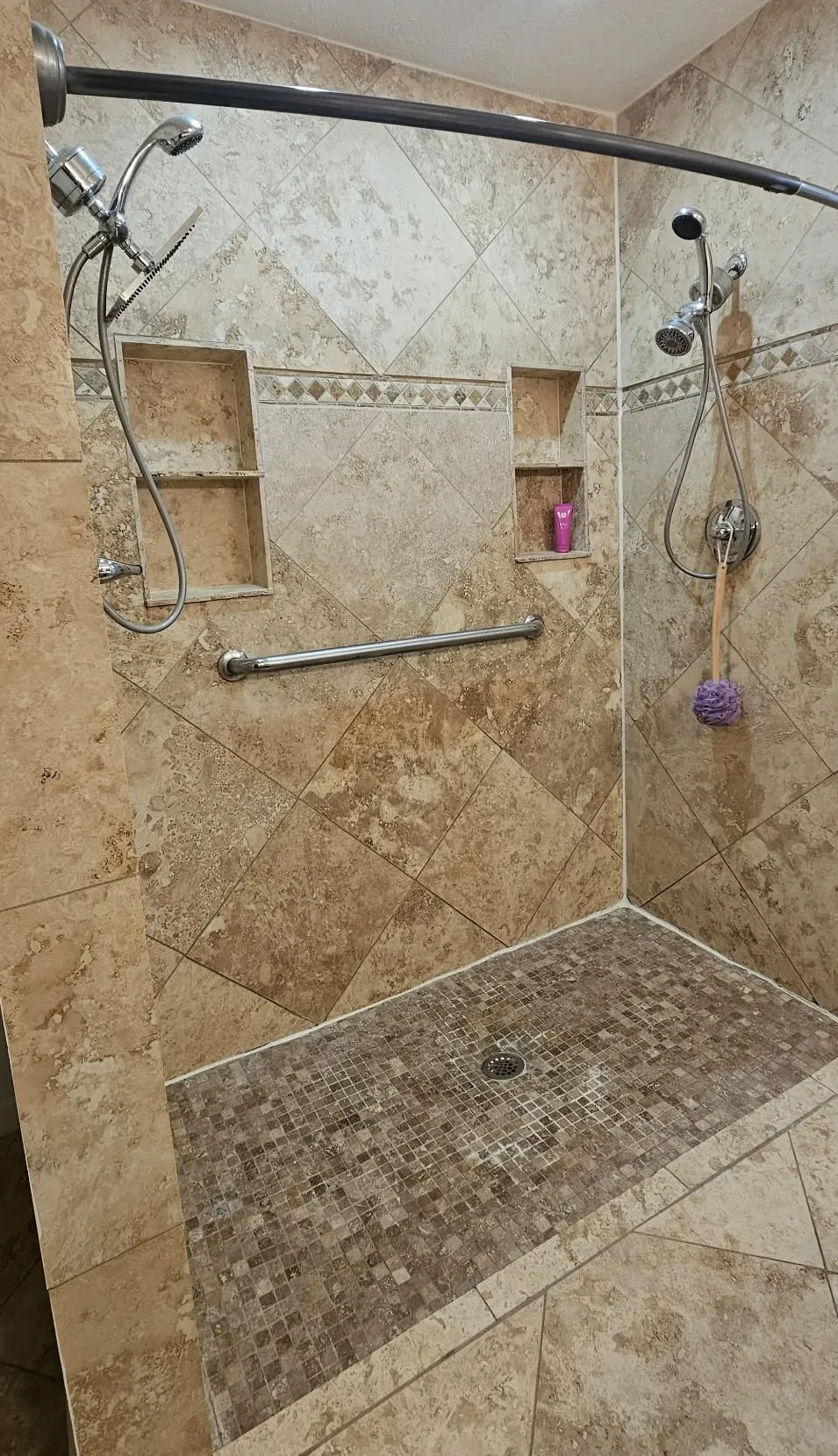 accessible bath in primary bathroom