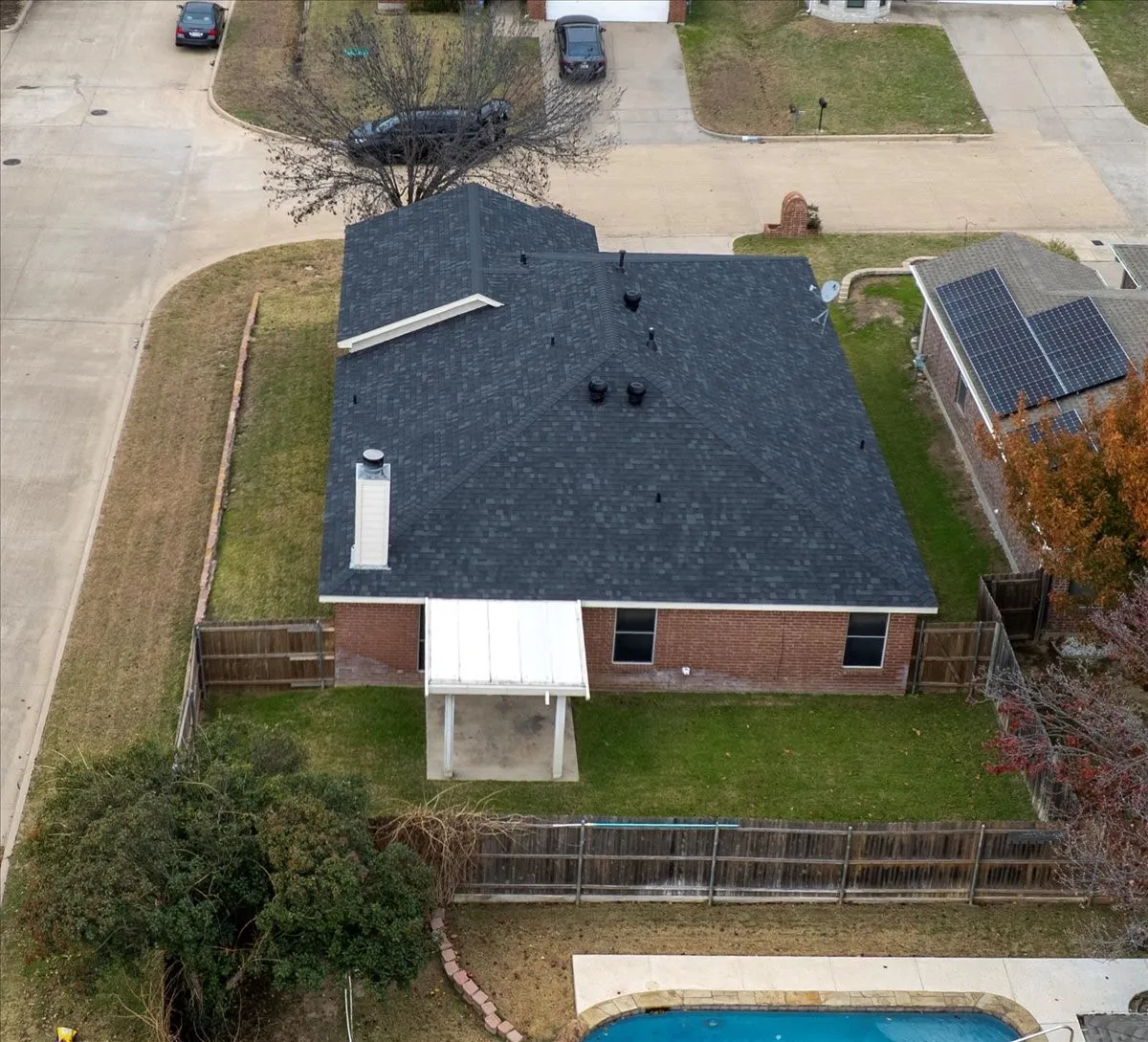 One-year-old roof!