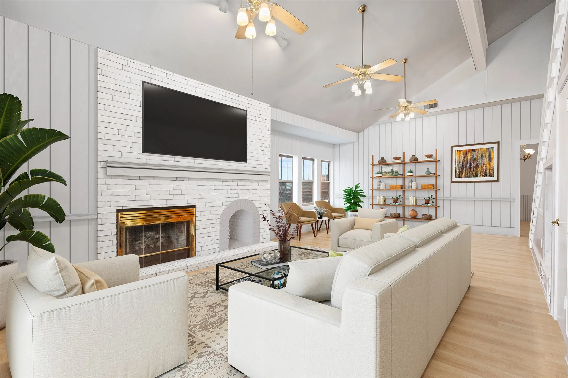Virtual rendering of the living room