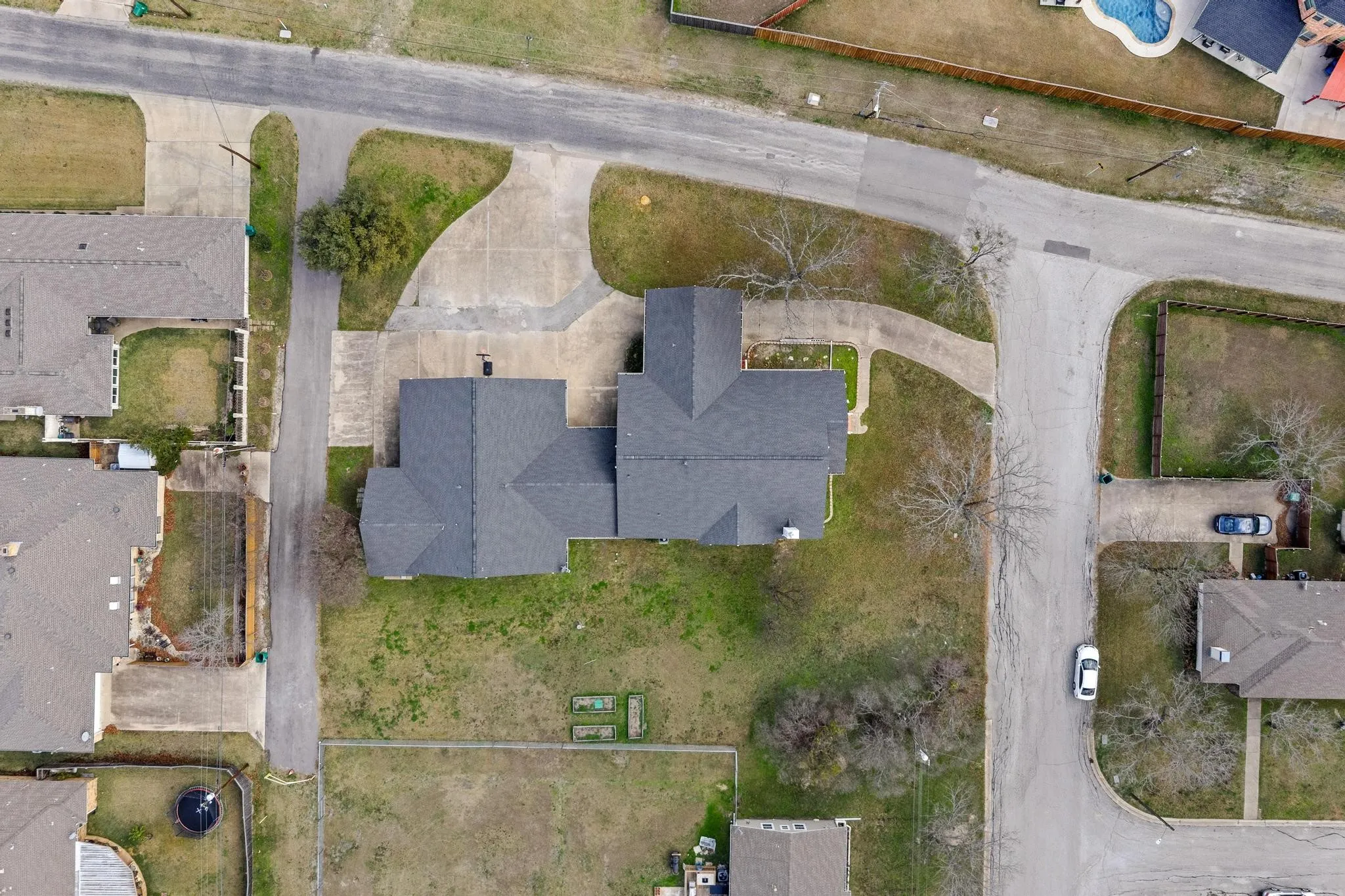 Lot is generous at .60 acres