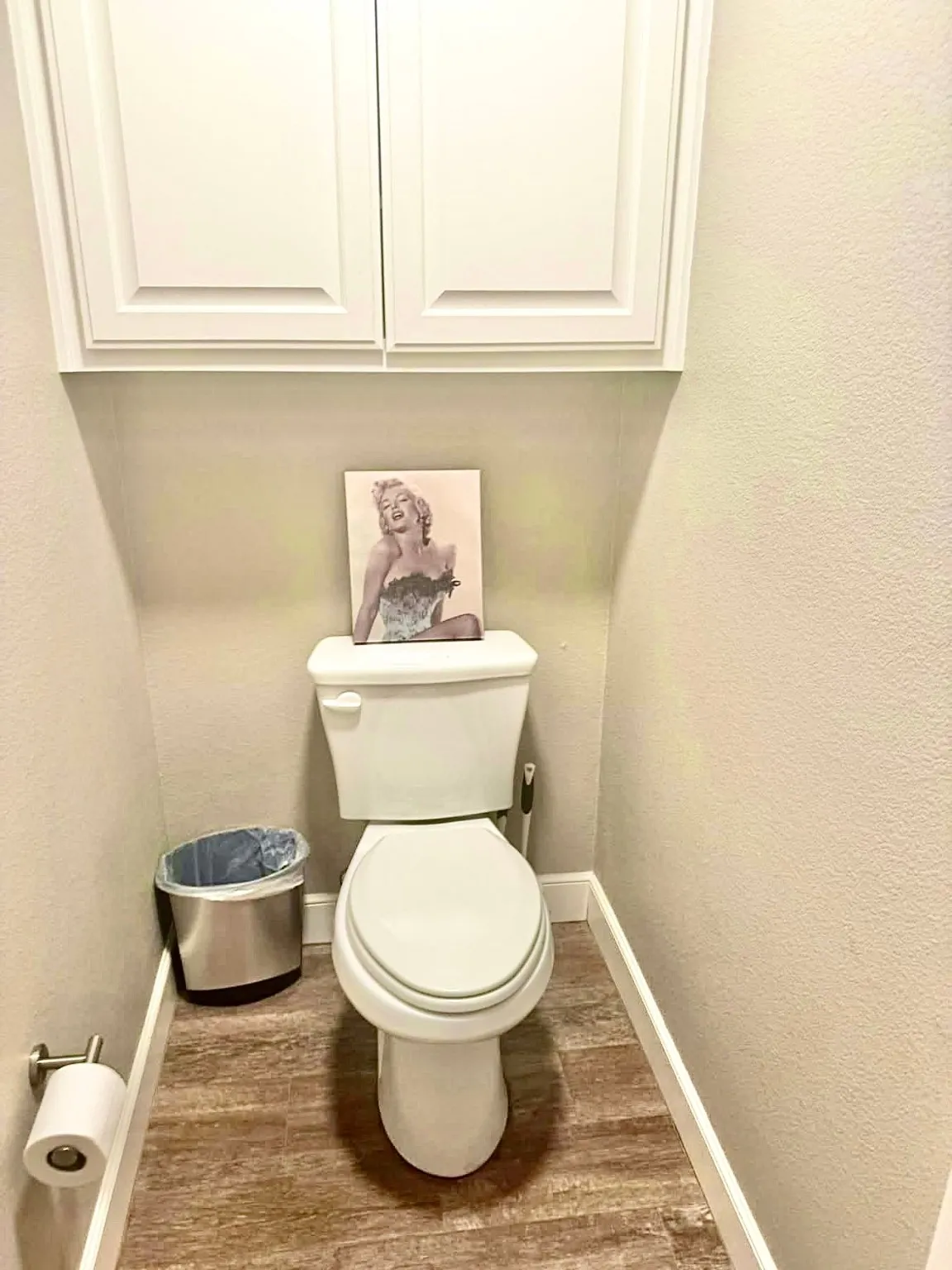 women's restroom has 2 private stalls
