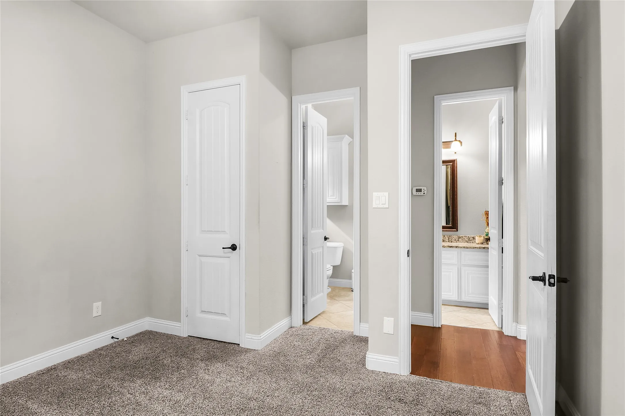 downstairs bedroom and bathroom