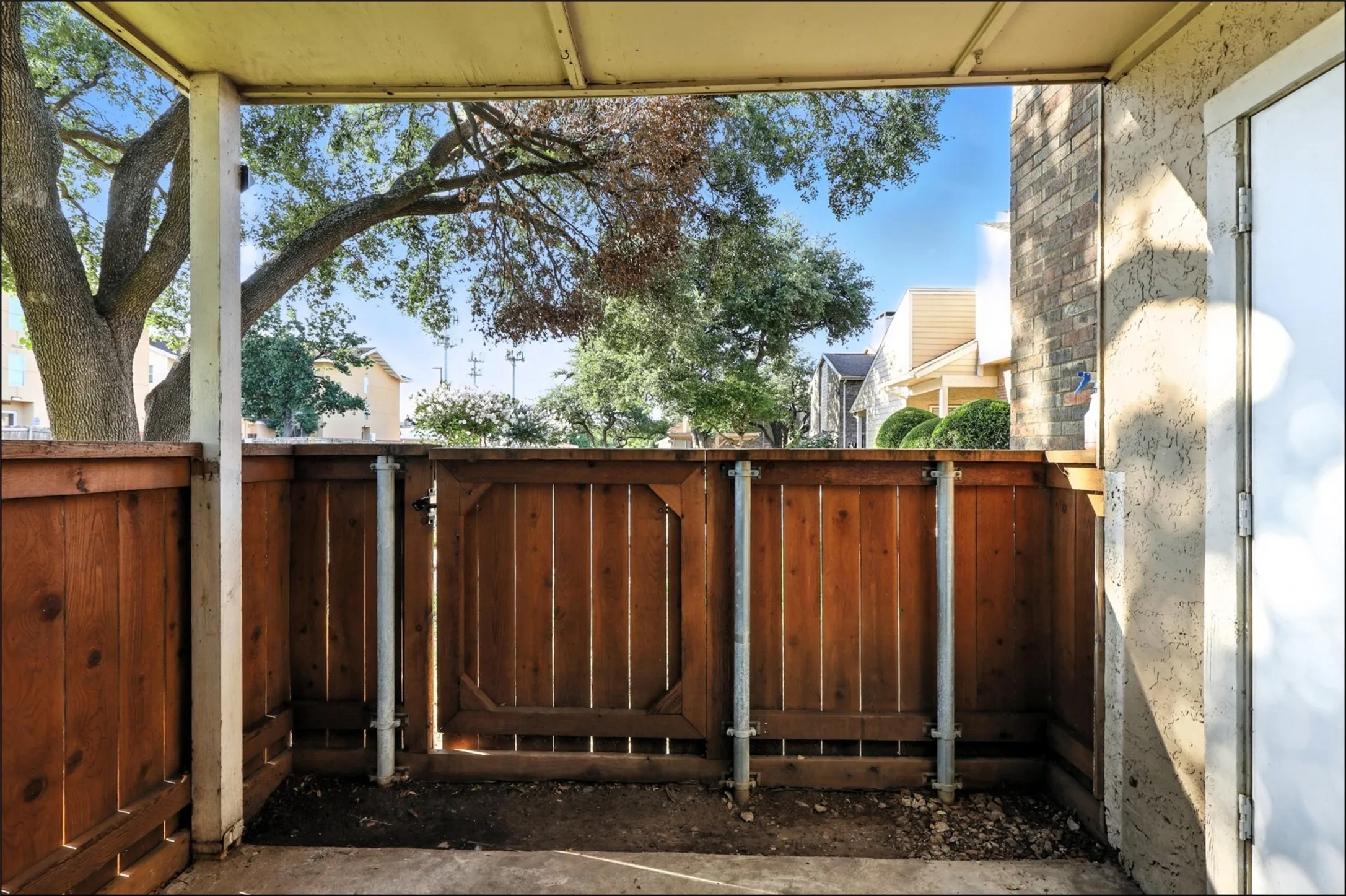 View of gate