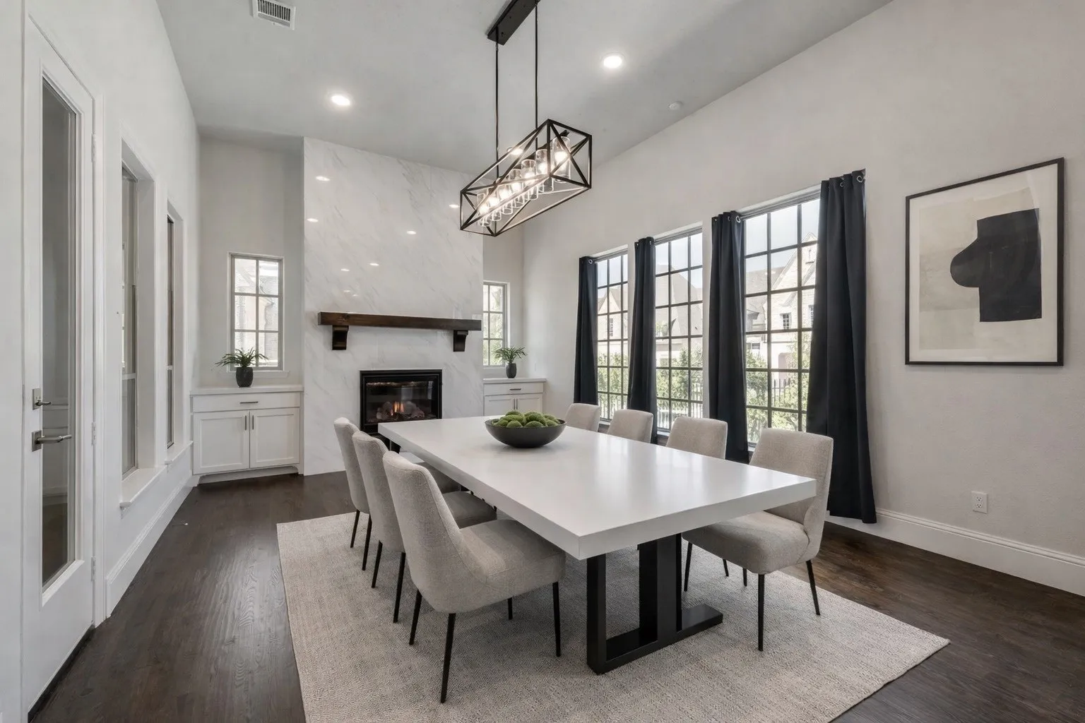 Virtually Staged Formal Dinning