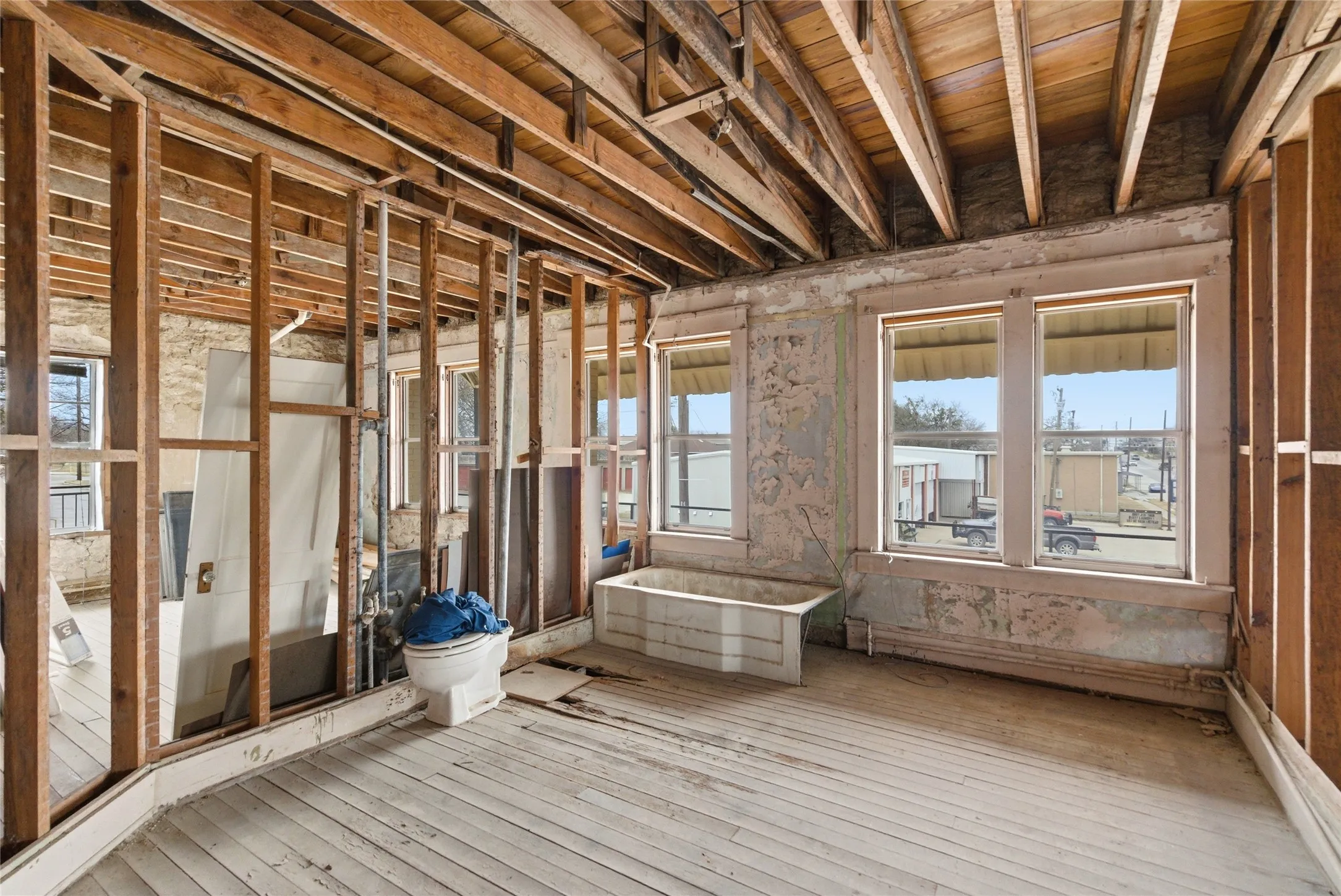 Upstairs potential efficiency apartment