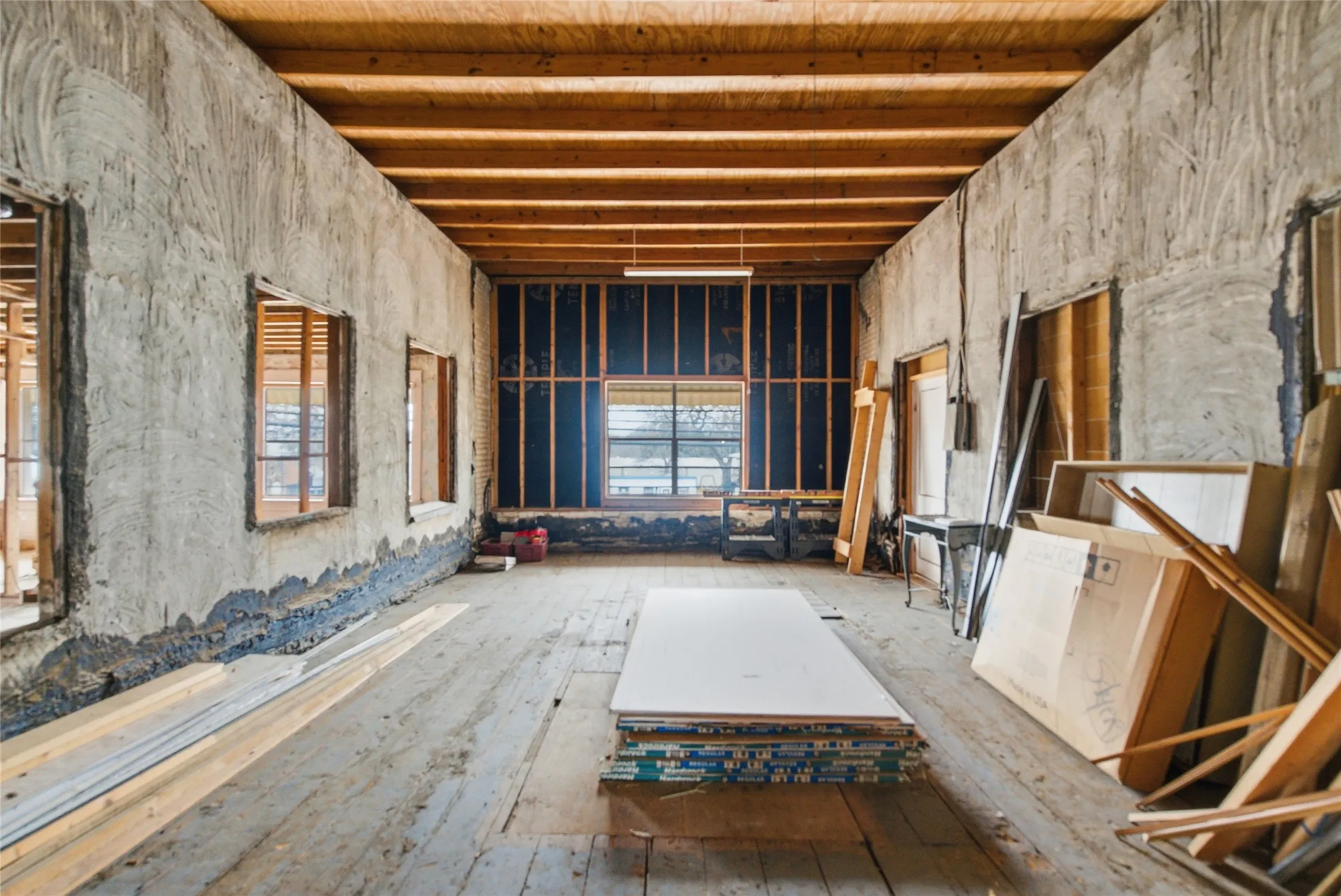 Upstairs potential efficiency apartment