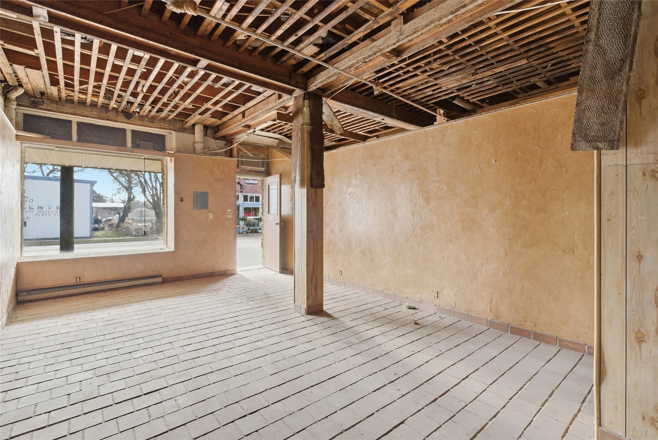 Retail space lower level