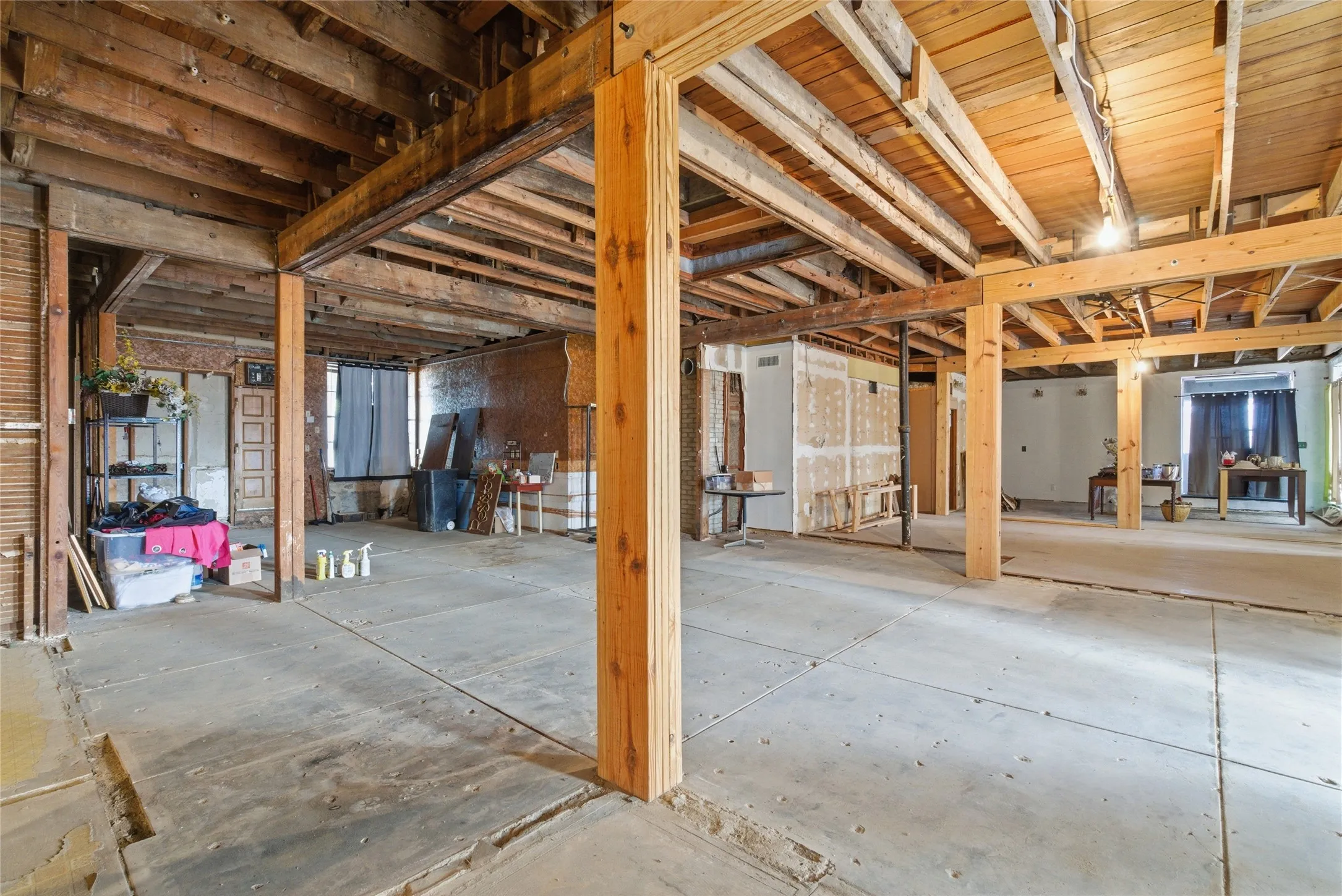 Retail space lower level