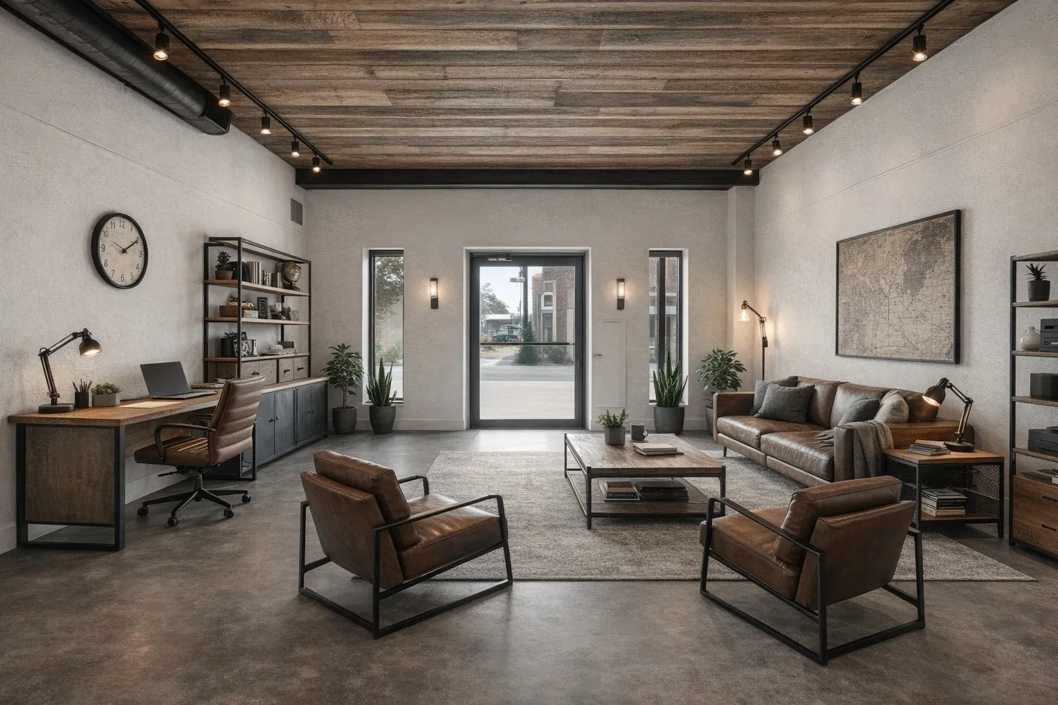 Virtually renovated retail space of next photo