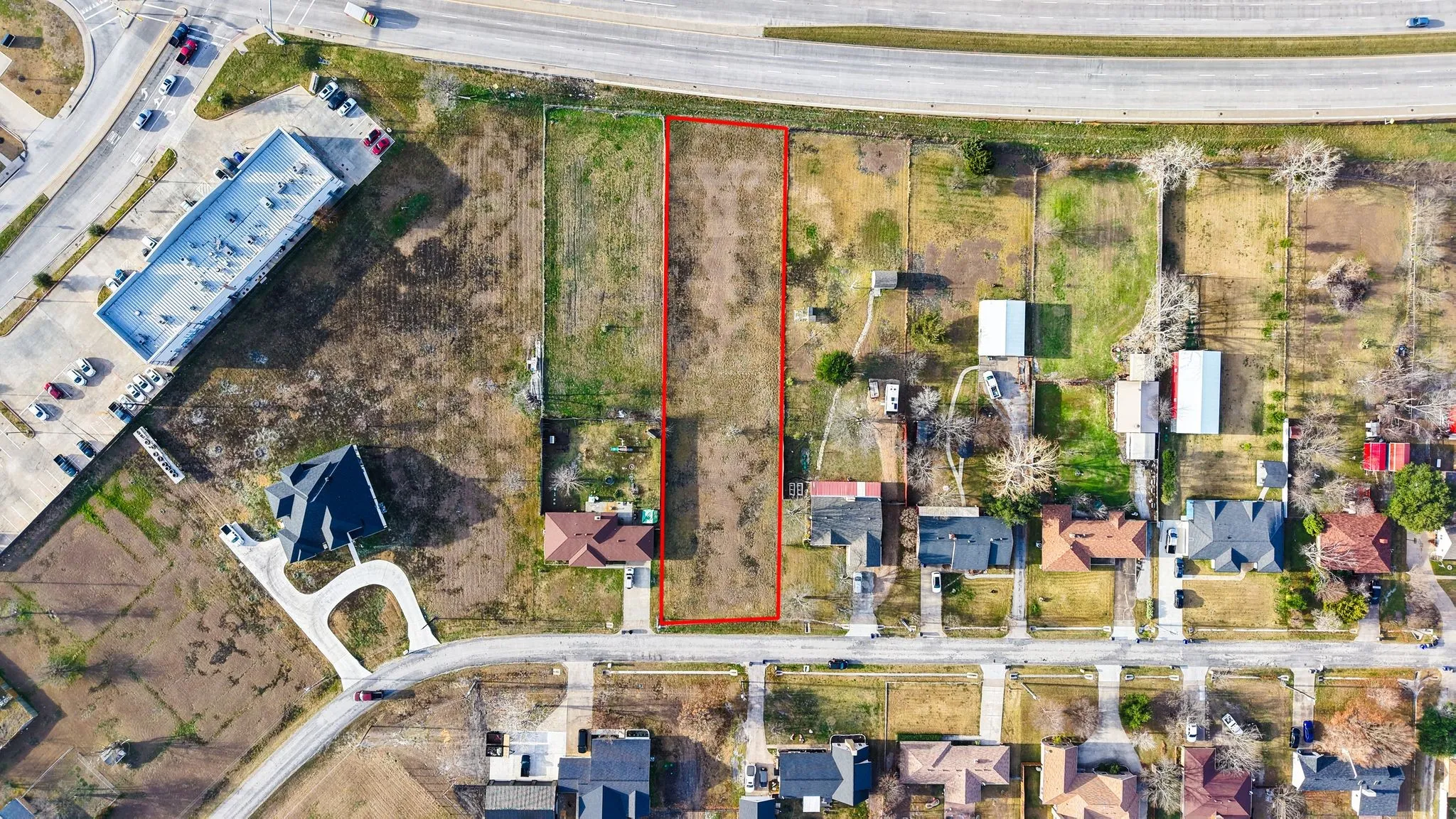 Map / location featuring property parcel outlined
