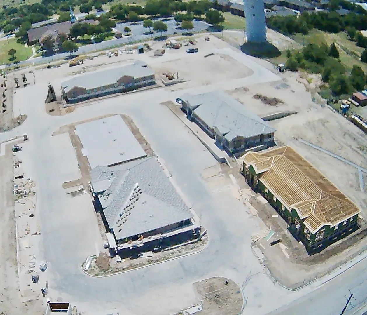 Building #3 is in framing stage