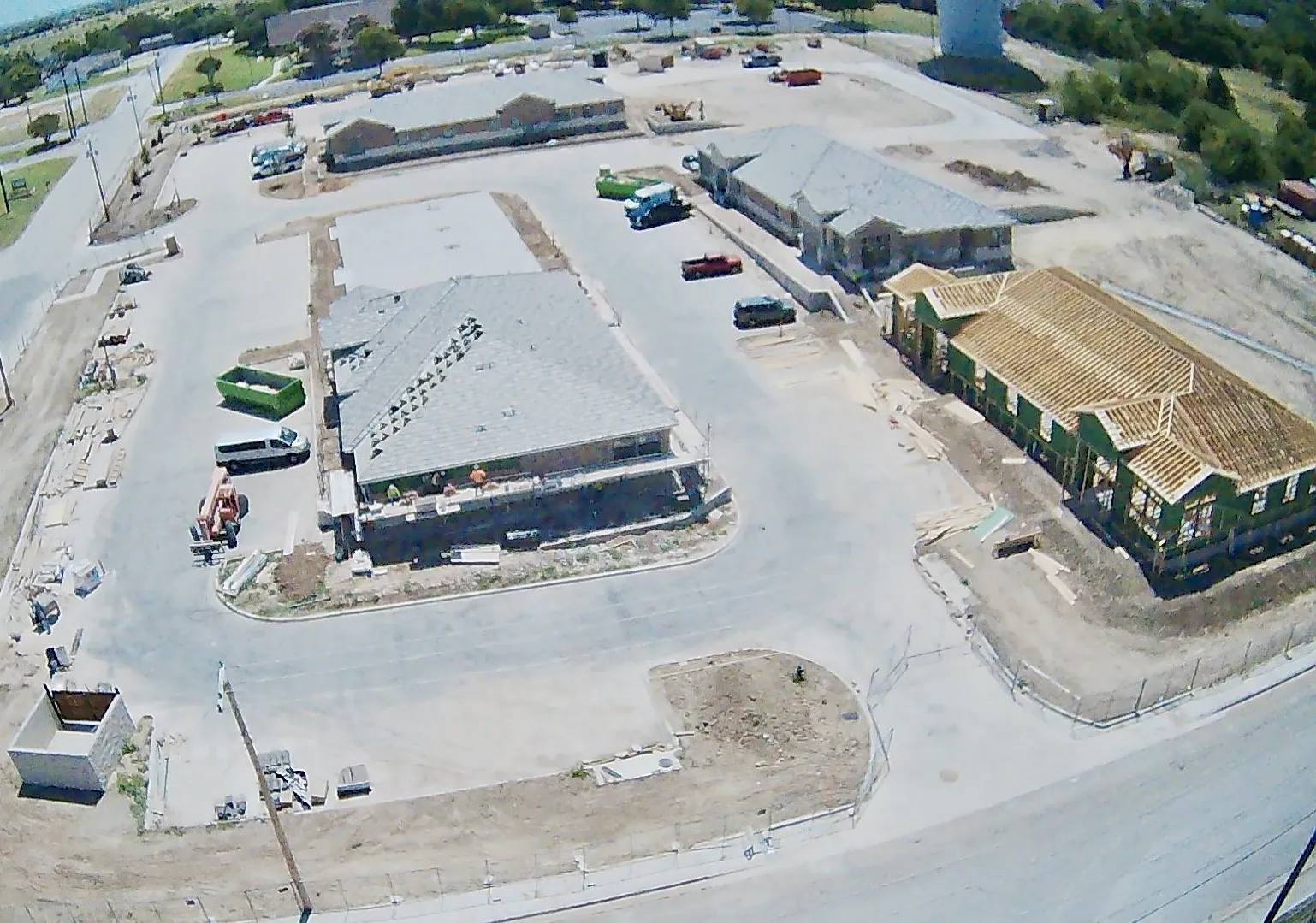 Building #3 is in framing stage