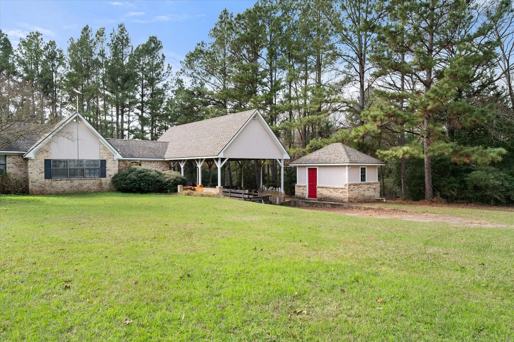 View of RV Parking and Well House