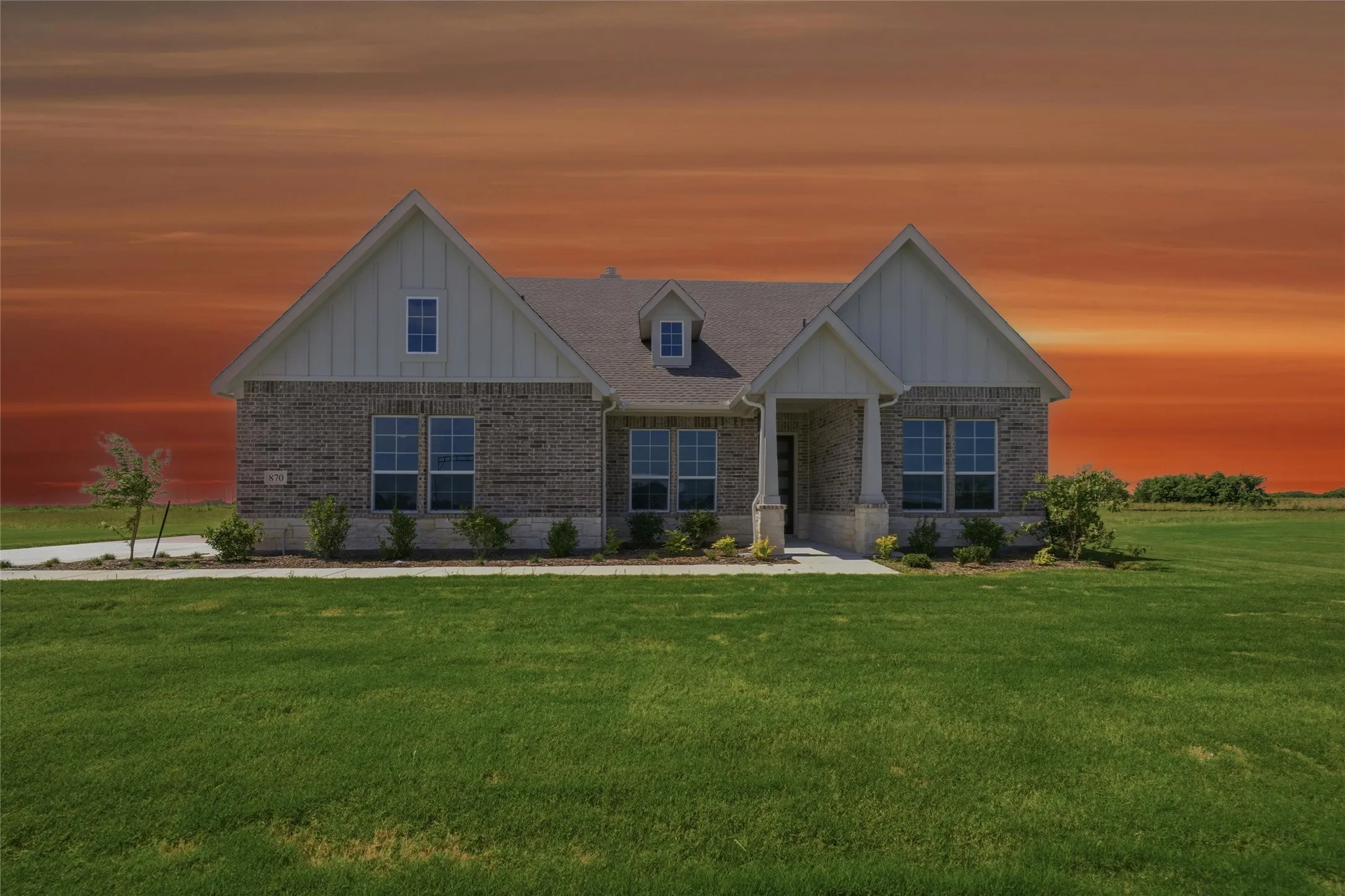 Single Family Residence For Sale in Cooke County , 870 County Road 200, Valley View, Texas 76272, 4 Bedroom, 3 Bathroom, 2 Garage spaces, 2,499 Sqft, built in 2025, New Construction - Incomplete, mls#21146390, Real Estate Agent in Valley View, Homes For Sale in Cooke county, Homes For Sale in Valley View, Realtor in Valley View Texas, Real Estate Brokerage Independent Realty Texas, Luminita Cordes Realtor
