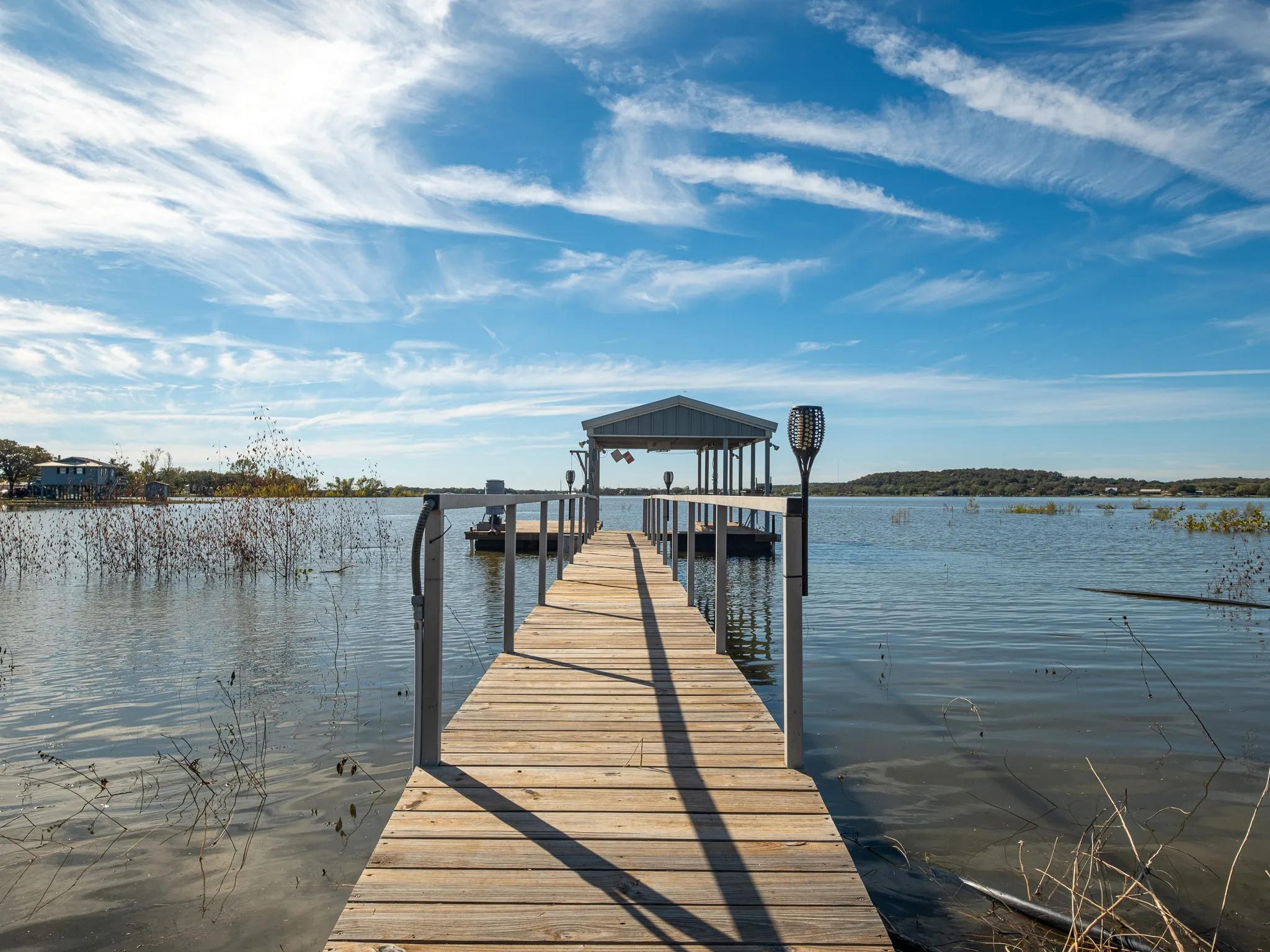 Waterfront at Lake Leon! #lakefrontliving #lakeleon #waterfront #airbnb #incomeproperty