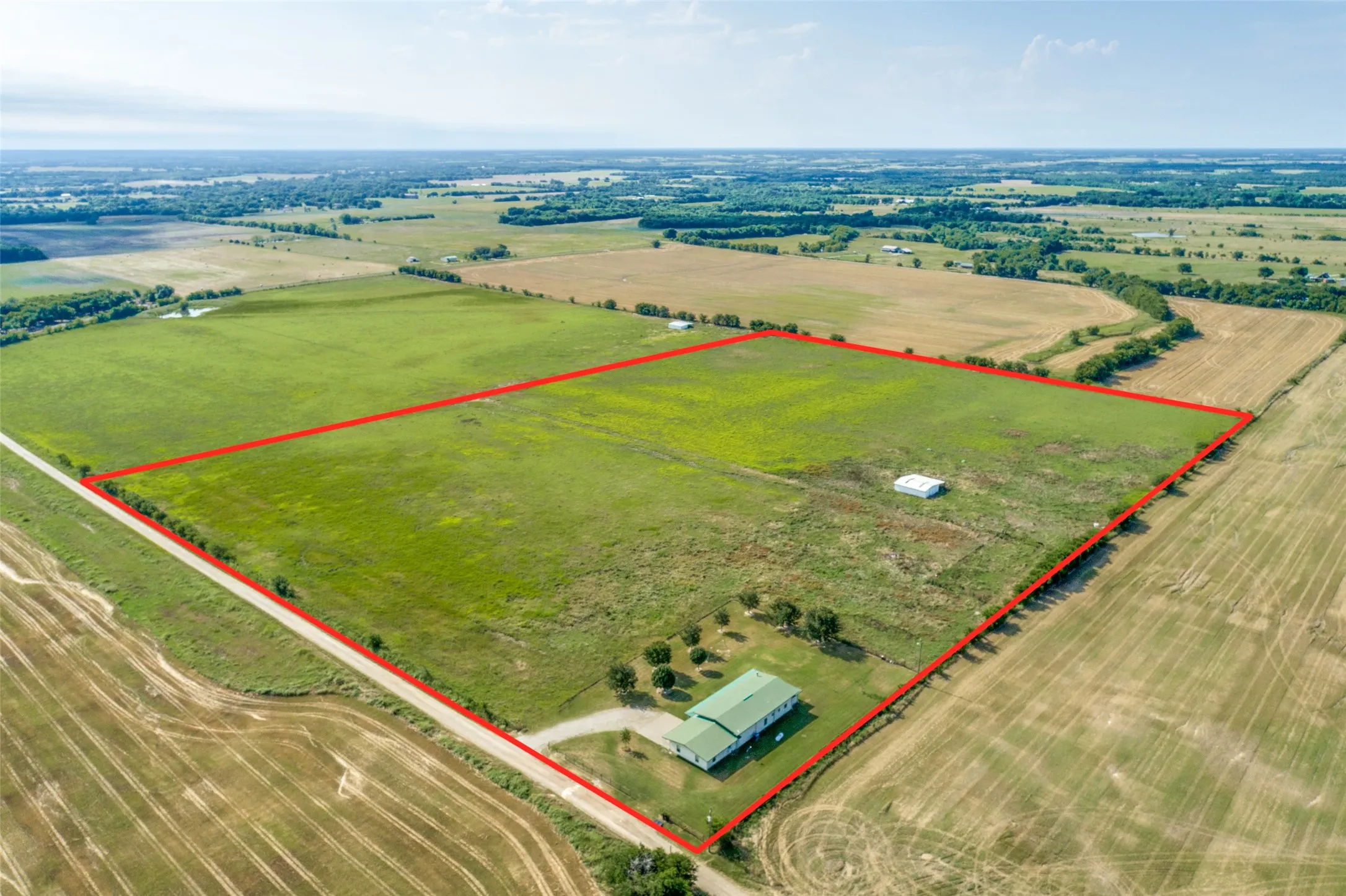 This includes the house and 2 acres that was subdivided out