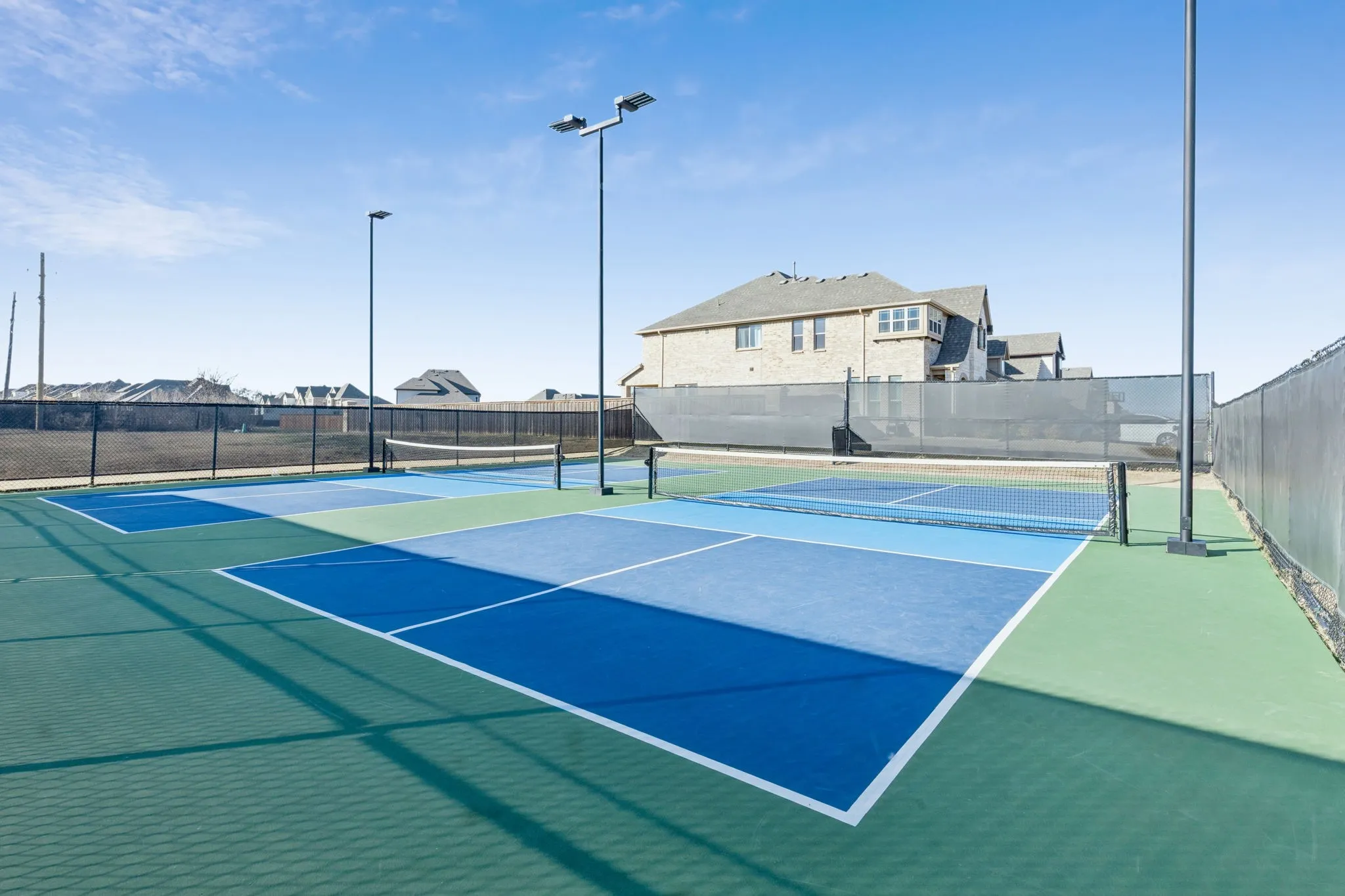 Pickleball courts
