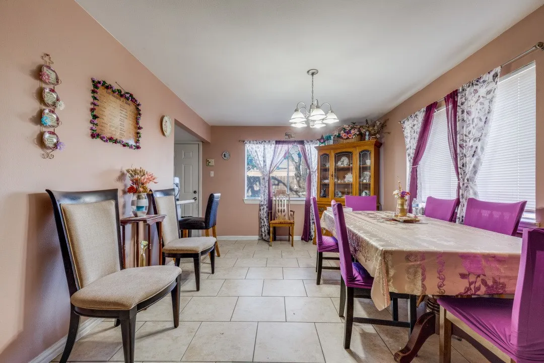 Dining room off the kitchen - easy everyday flow