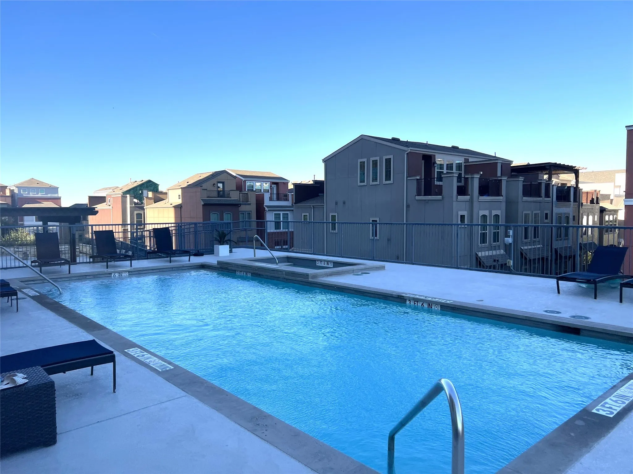Rooftop Pool on the Same Level as the Home