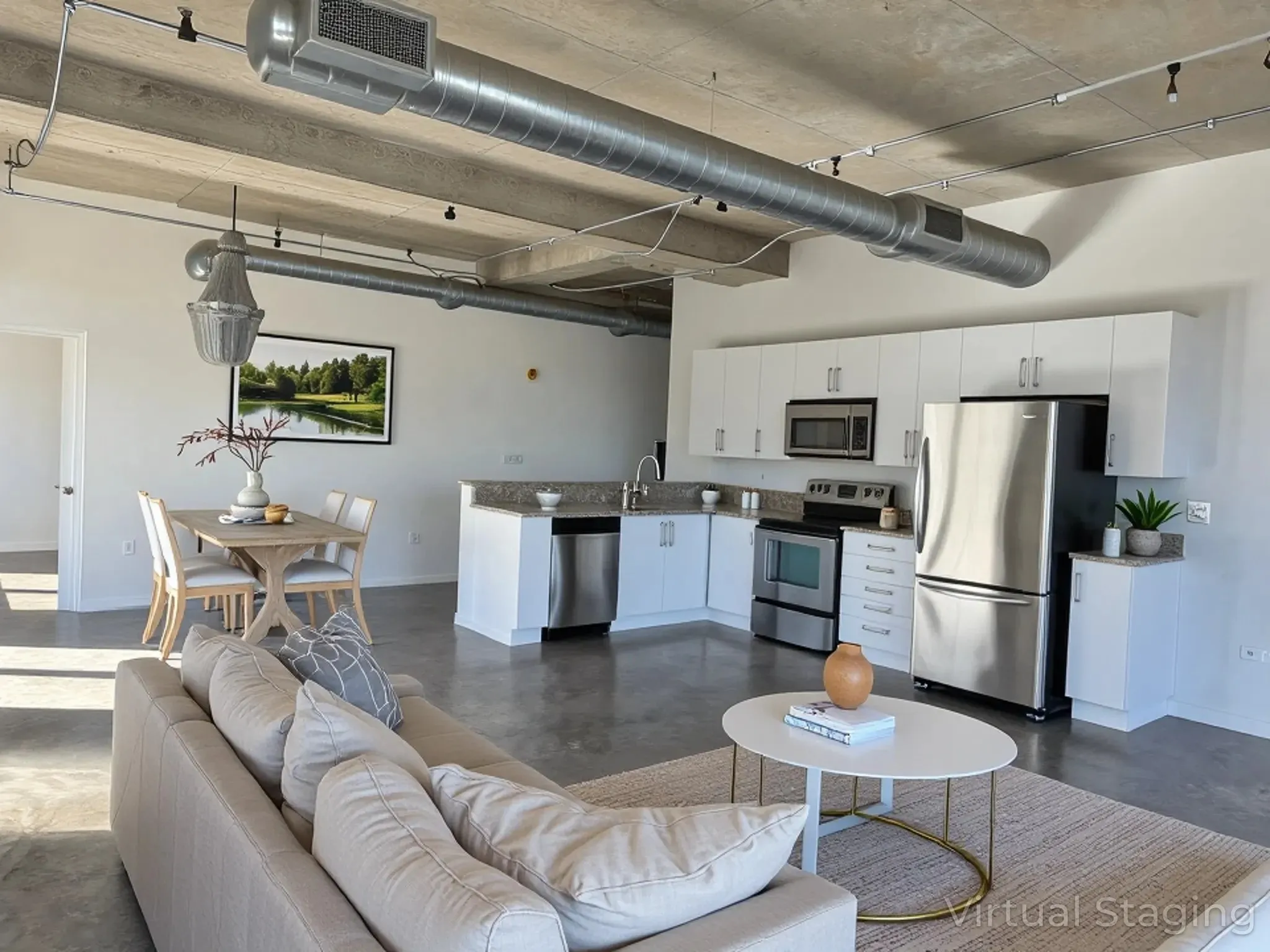 Stainless Steel Appliances Plus Granite Countertops