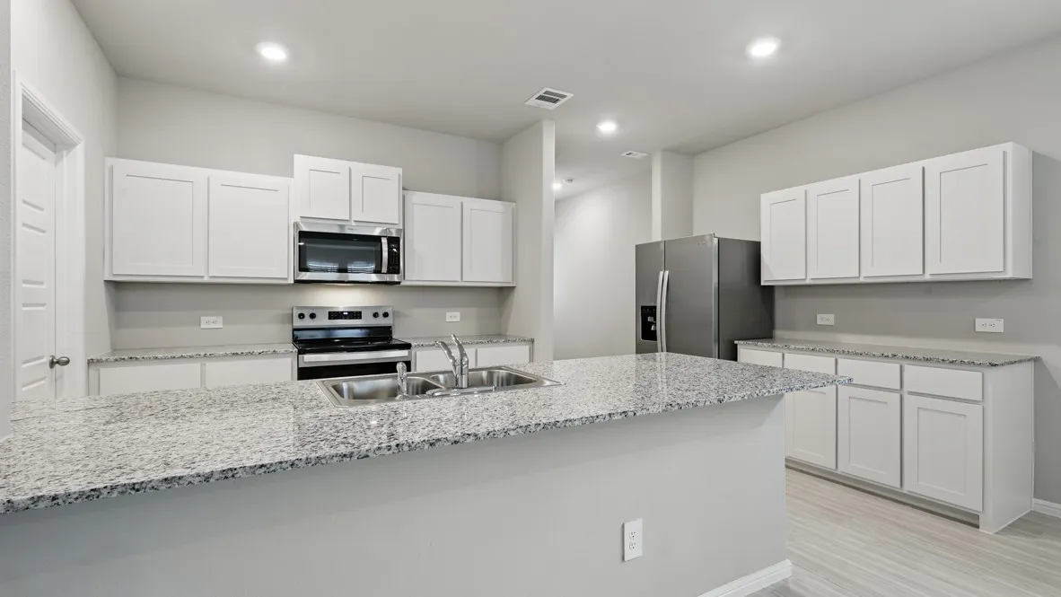 Kitchen - All Home and community information, including pricing, included features, terms, availability and amenities, are subject to change at any time without notice or obligation. All Drawings, pictures, photographs, video, square footages, floor plans, elevations, features, colors and sizes are approximate for illustration purposes only and will vary from the homes as built.
