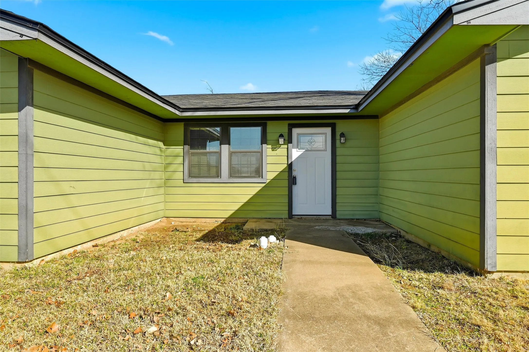 Doorway to property