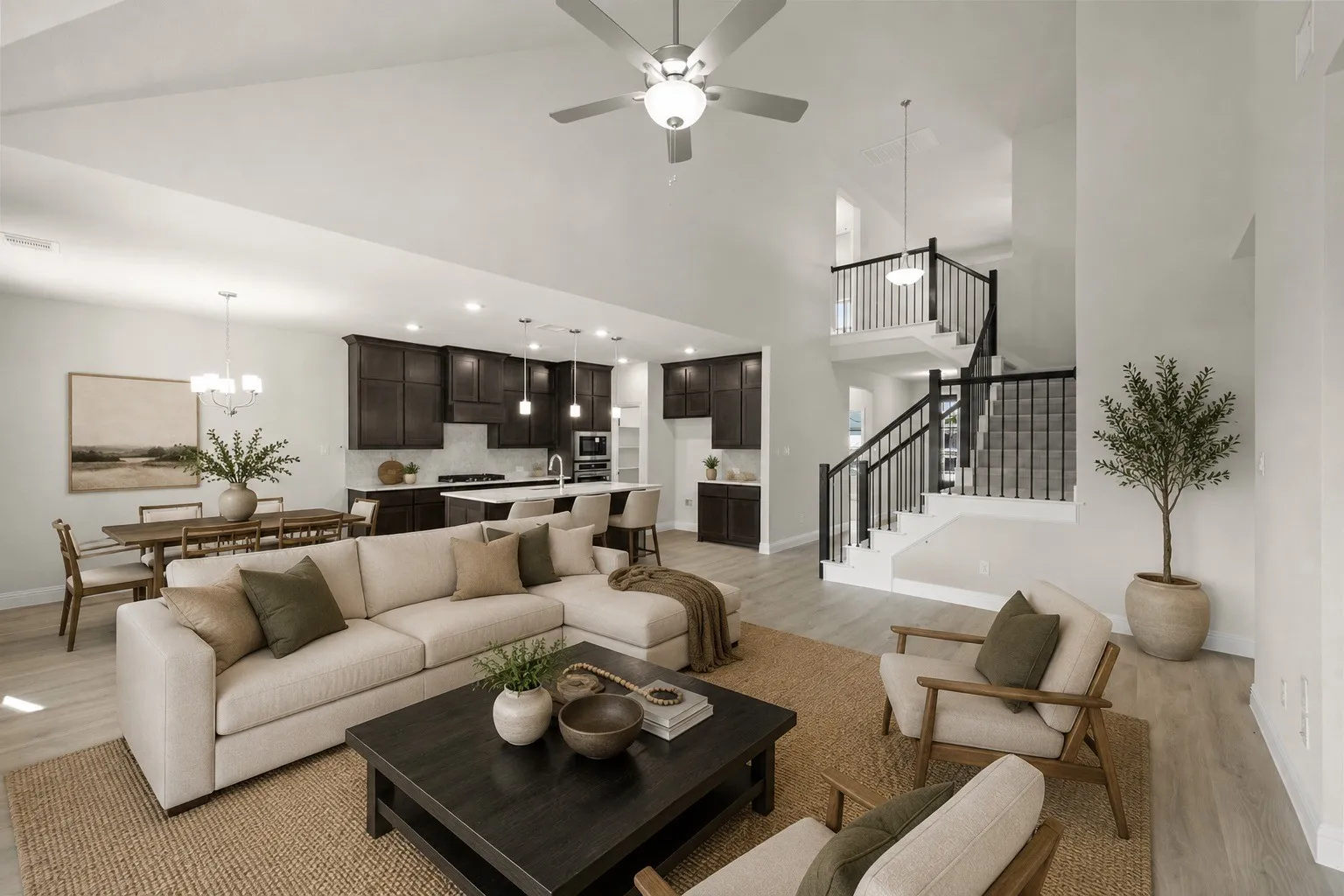 931 RIchard Pittmon Drive VS Living and Kitchen