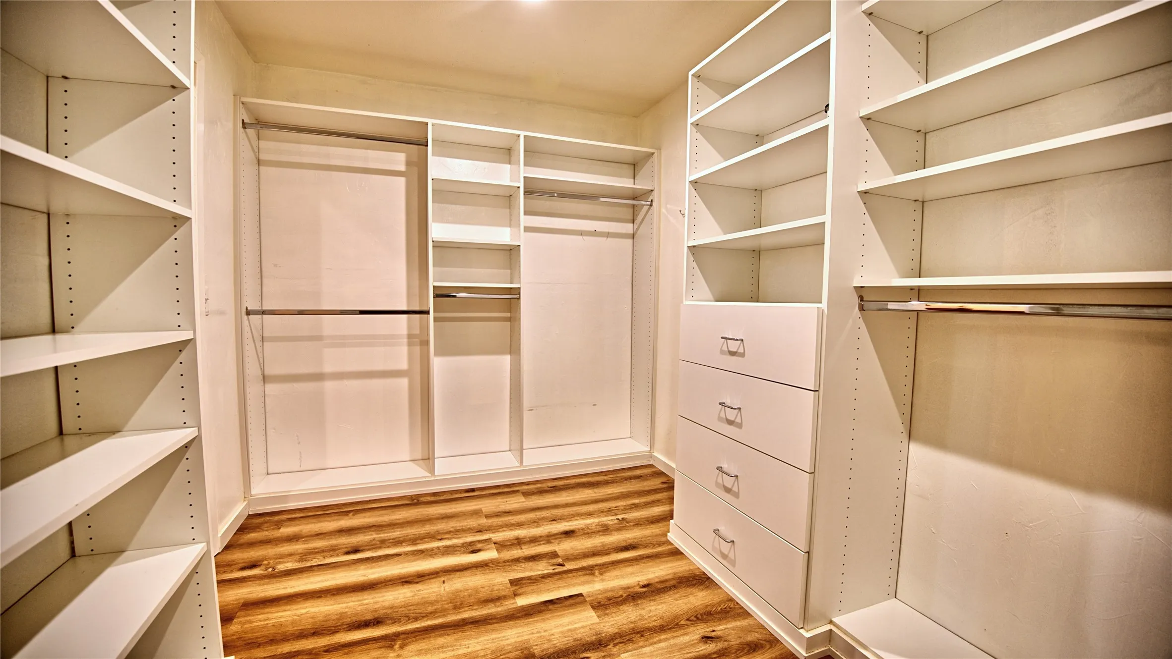 Custom primary closet