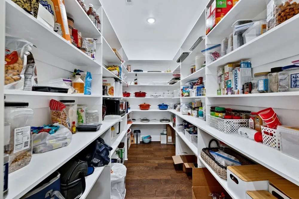 over sized walk in pantry