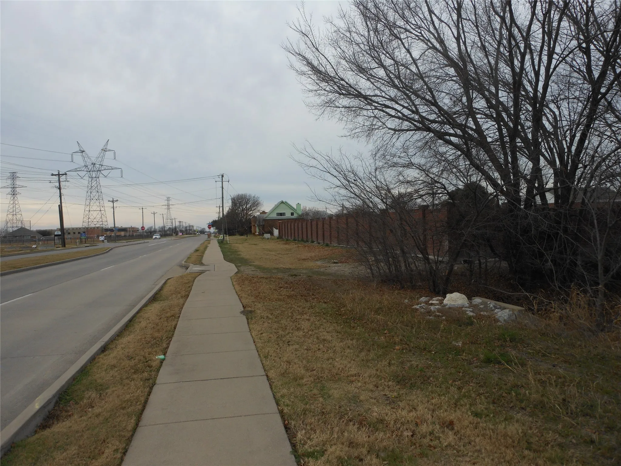 Standing at 325 Donna looking toward Brown