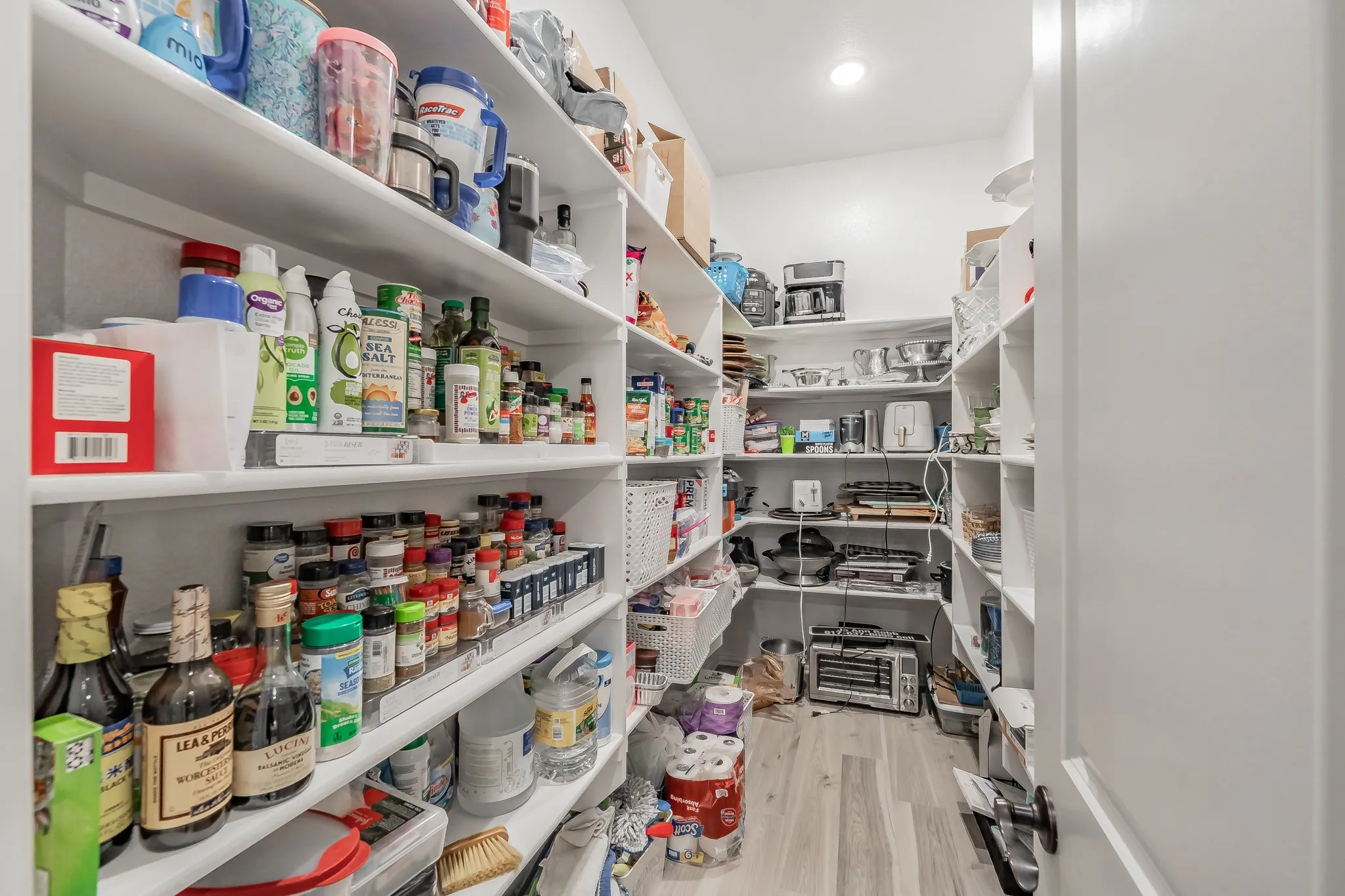 GREAT pantry.  The seller wishes they could take this with them.  It has room for everything!
