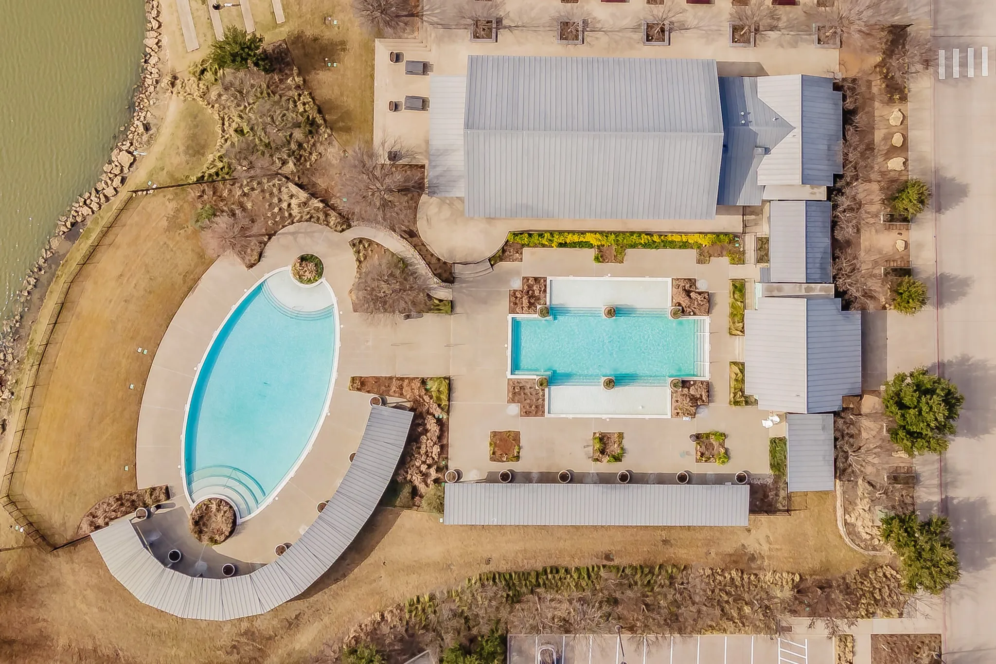One of the multiple pools