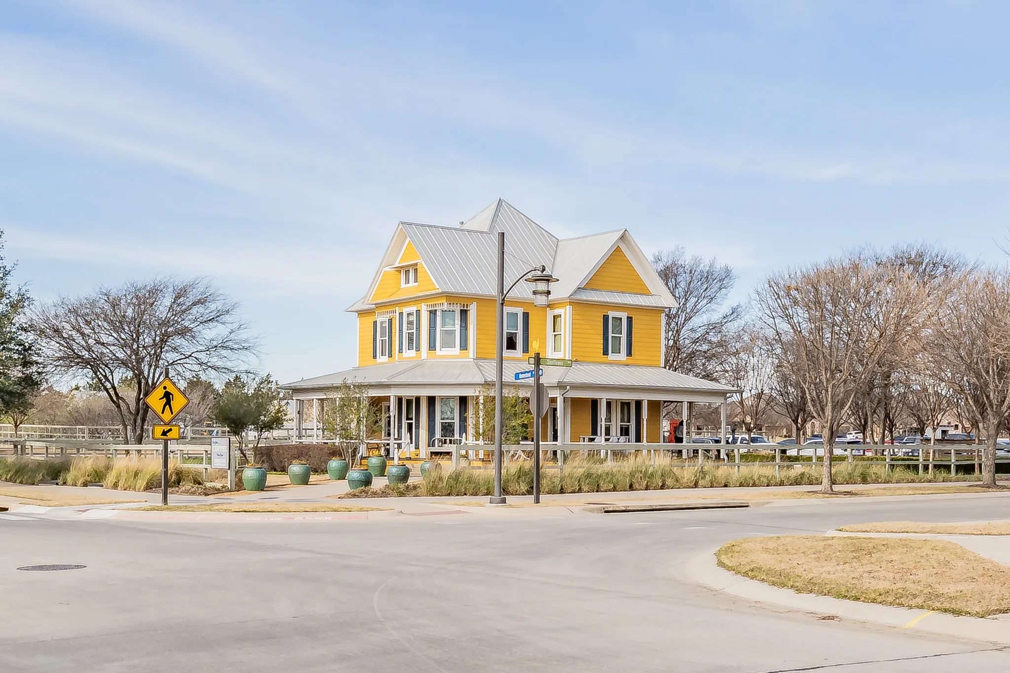 Farmhouse Coffee Shop in the Neighborhood