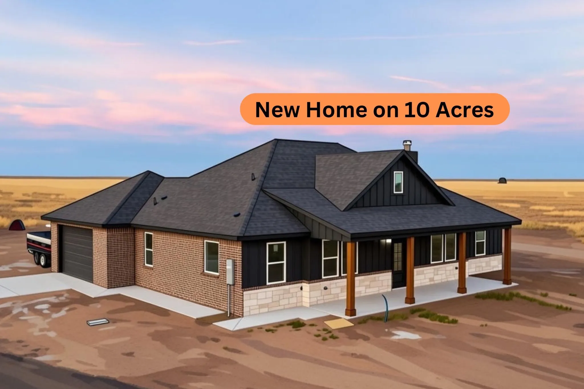 Single Family Residence For Sale in Randall County , 0 City Lake Road, Canyon, Texas 79015, 4 Bedrooms, 3 Bathrooms, 2 Garage spaces, 1,944 Sqft, built in 2026, New Construction - Incomplete, Price $445,900, mls#21153149, Real Estate Agent in Canyon, Homes For Sale in Randall county, Homes For Sale in Canyon, Realtor in Canyon Texas, Real Estate Brokerage Independent Realty Texas, Luminita Cordes Realtor