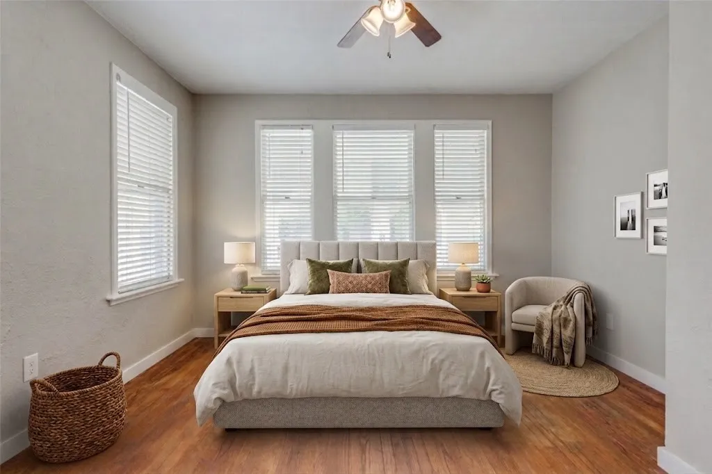 Virtually Staged Bedroom