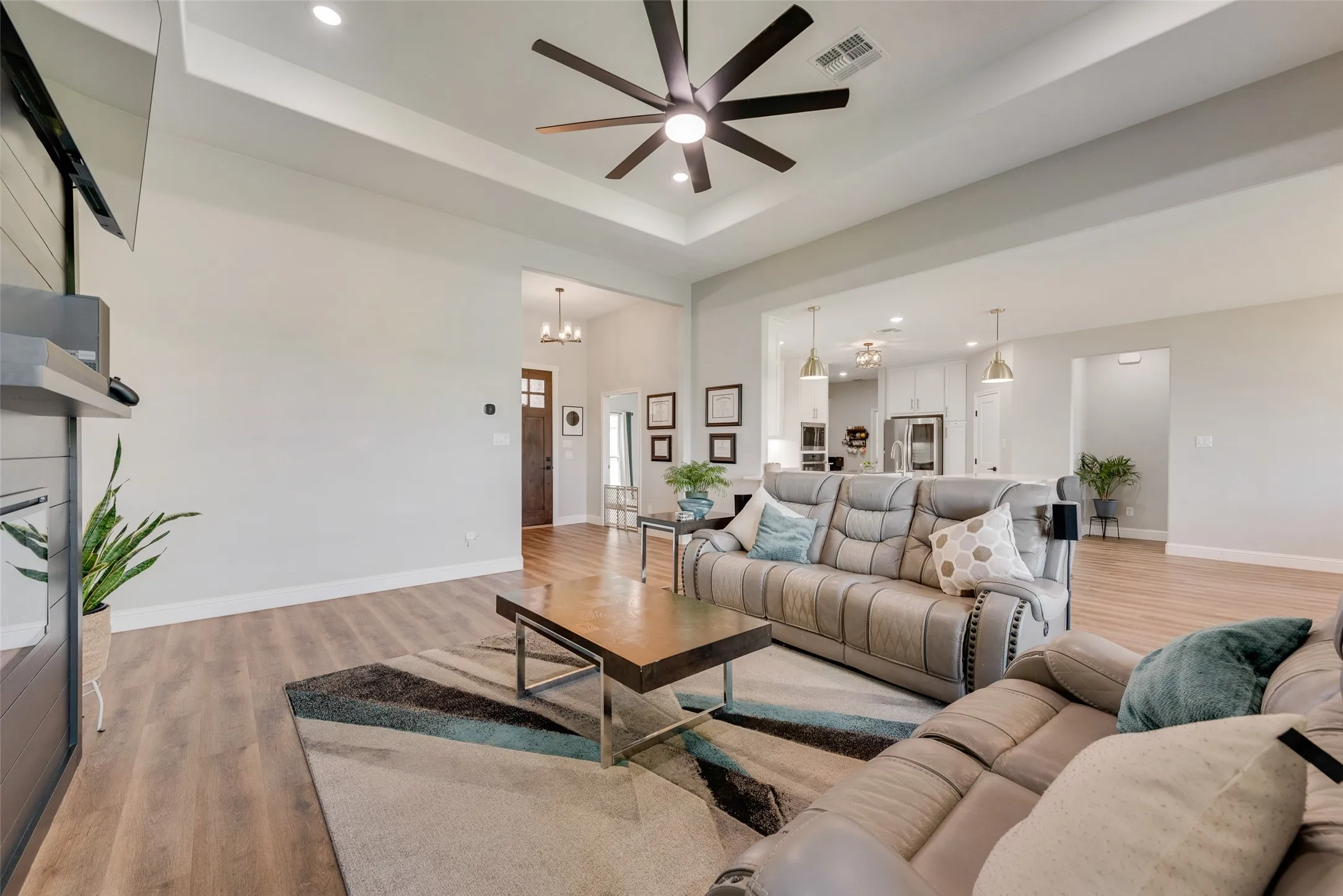 Spacious open living area