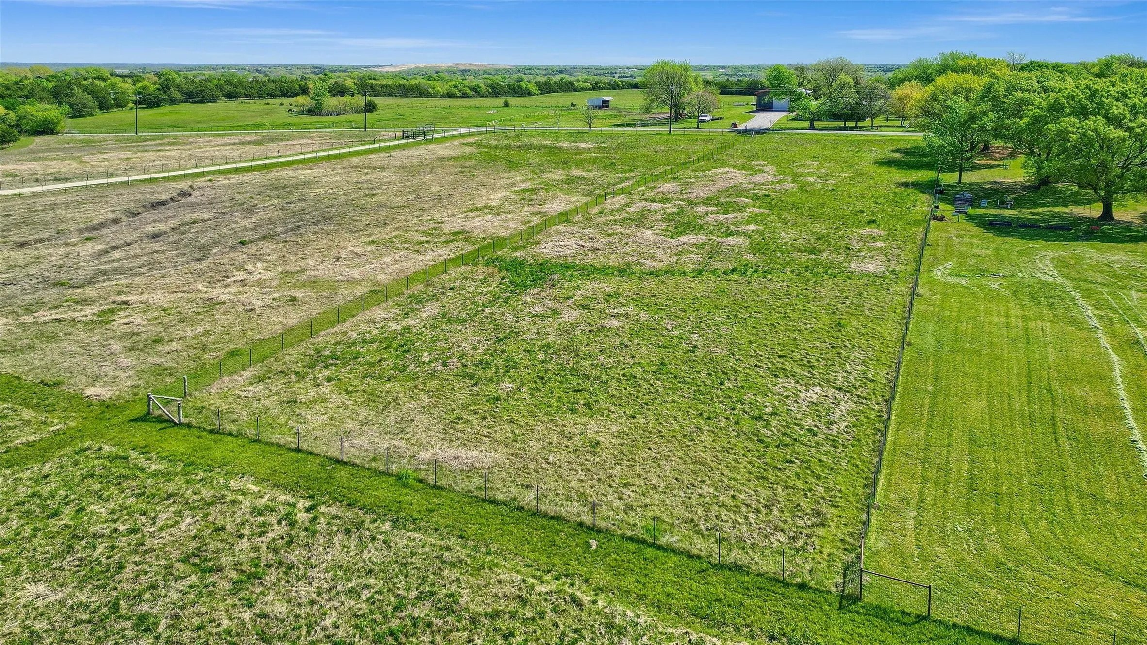 Drone / aerial view with a rural view
